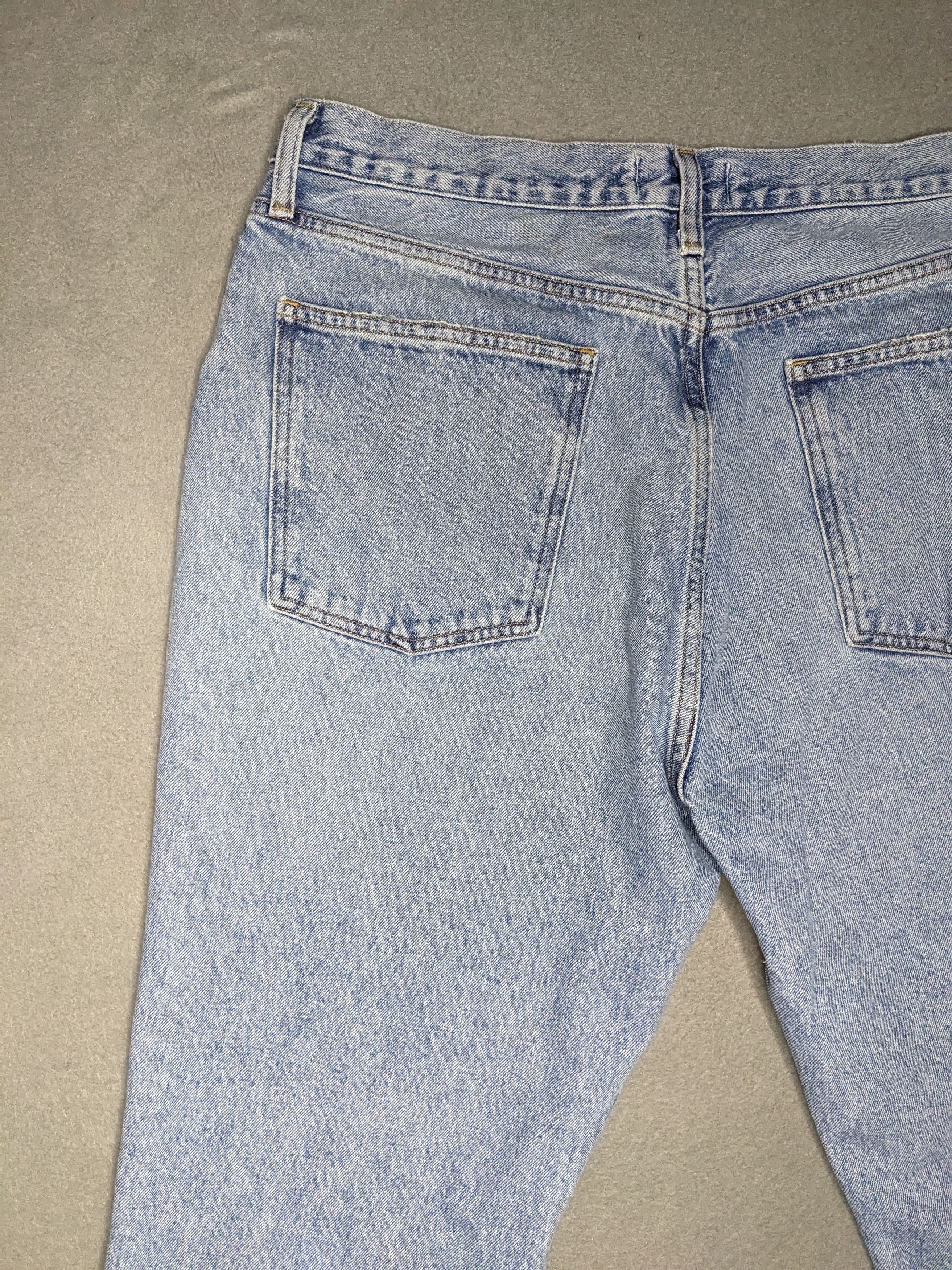 Agolde AGOLDE Vintage Straight Jeans 34x30 Organic Cotton Denim Size 34" / US 12 / IT 48 - 9 Thumbnail
