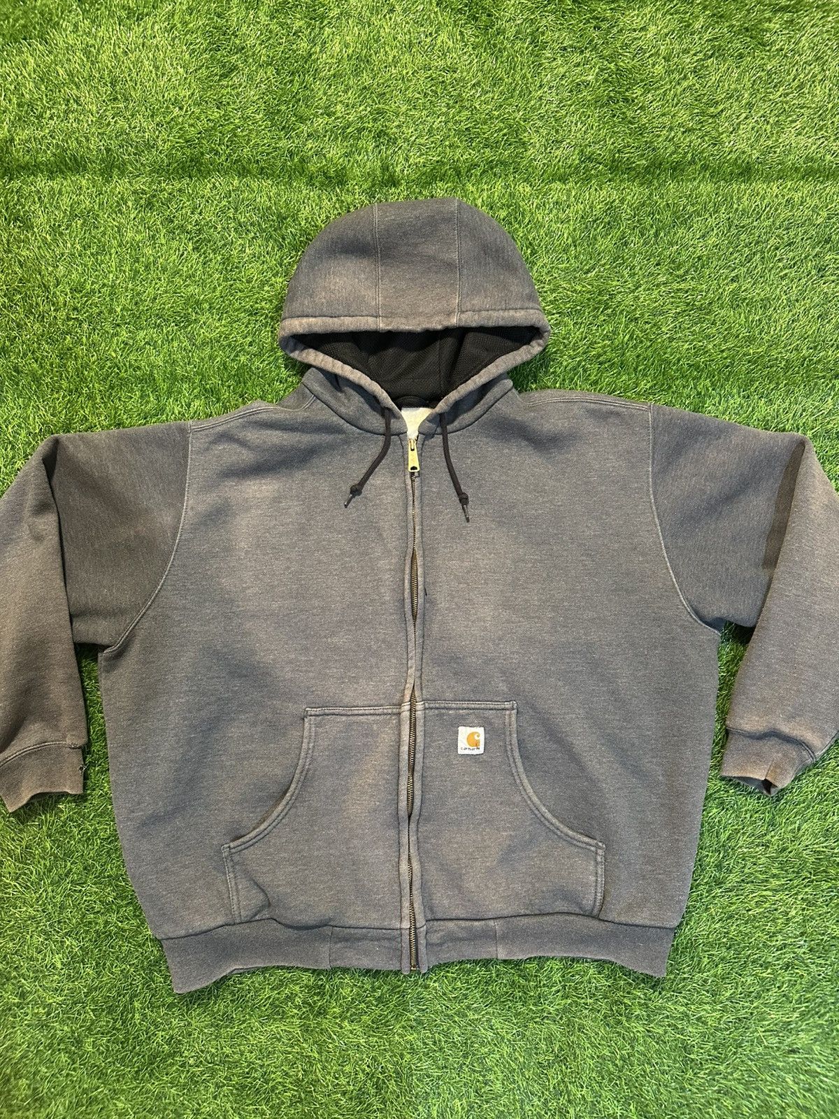 Carhartt × Vintage Vintage Carhartt Zip Up Hoodie Size 2XL Size US XXL / EU 58 / 5 - 1 Thumbnail