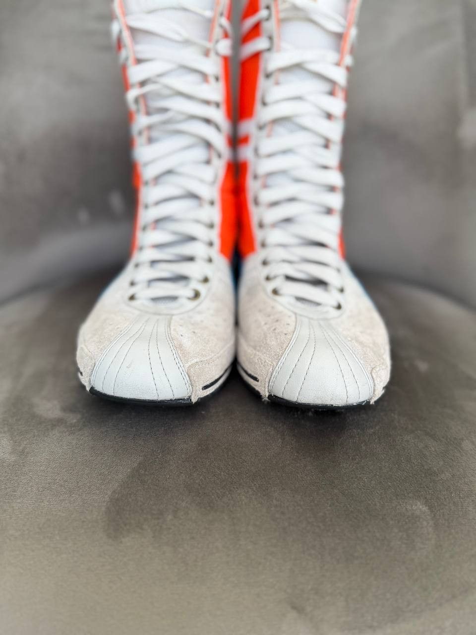 Puma Puma 00s Archive Schattenboxen Orange Wrestling Boxing Boots Size US 7.5 / IT 37.5 - 6 Thumbnail