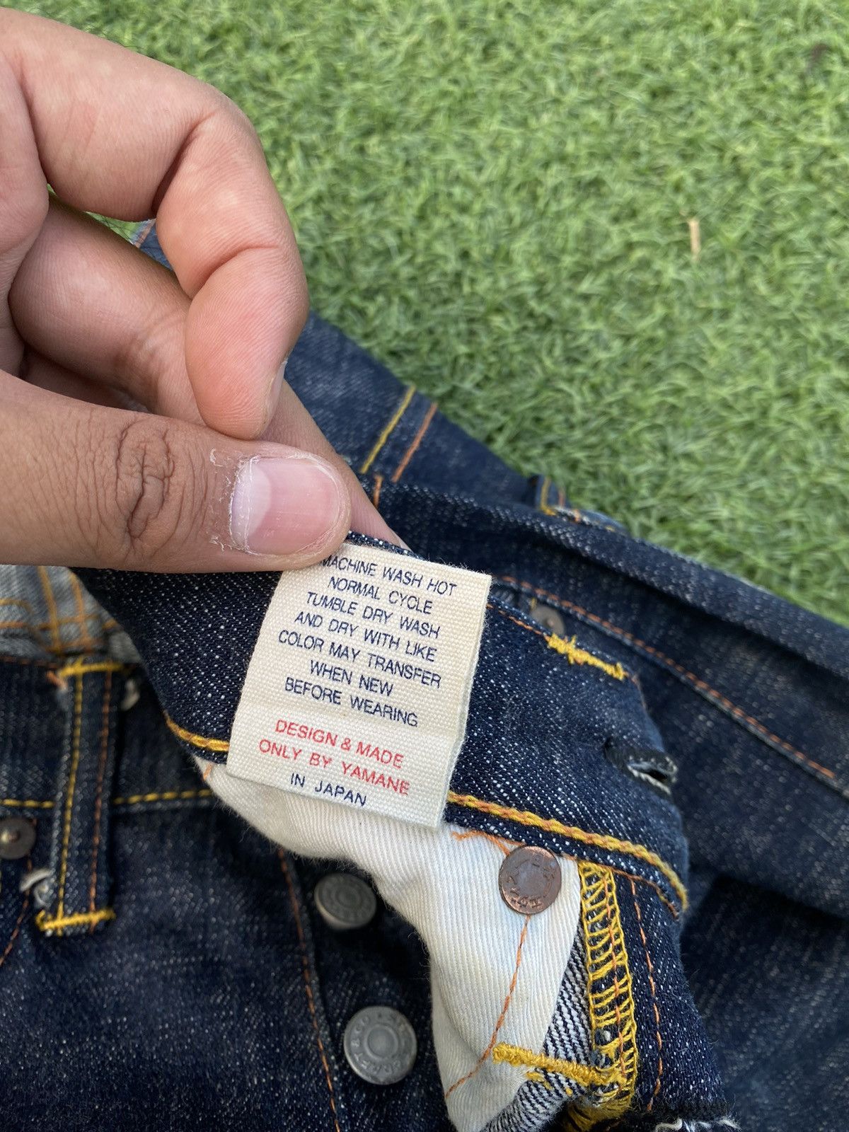 Evisu RARE EVISU BLUE DAICOCK SPECIAL WITH RED SELVEDGE DENIM Size US 27 - 12 Thumbnail