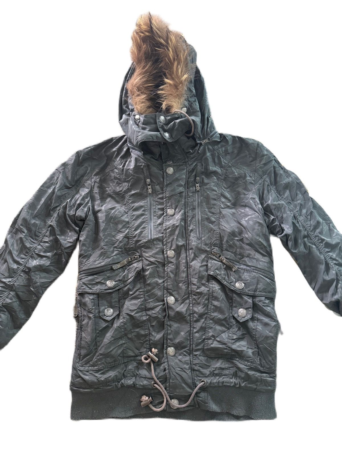 GOSTAR DE FUGA JAPAN BRAND APESTEIN JACKET HOODIES FUR MULTI POCKET RARE Size US M / EU 48-50 / 2 - 2 Thumbnail