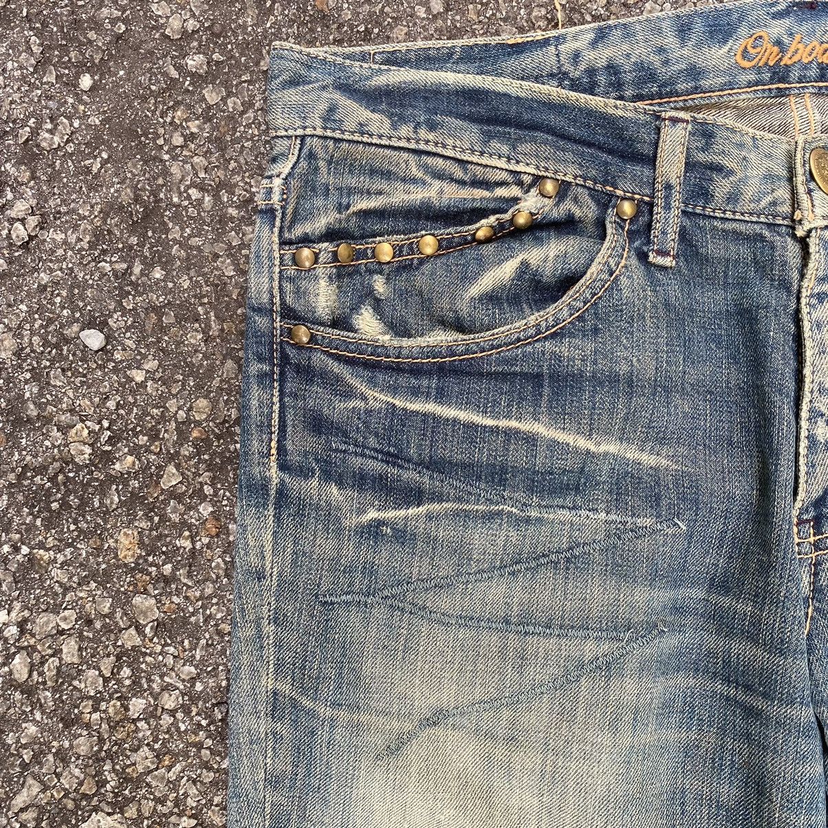 Hysteric Glamour Flare Jeans Japanese On Boards Distressed Denim Low Rise Size US 32 / EU 48 - 5 Thumbnail