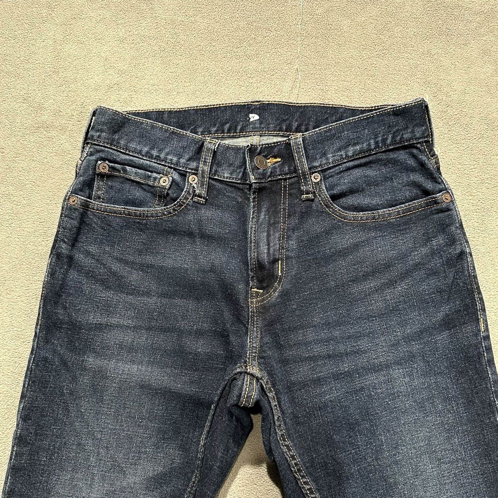 Old Navy Vintage Old Navy Jeans Mens 29x30 (29x29) Light Denim Slim Fit Utility Pants - Worn Condition Size US 29 - 3 Thumbnail