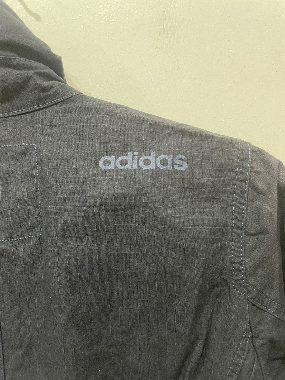 Adidas Vintage Adidas High Neck Jacket Size L / US 10 / IT 46 - 4 Thumbnail