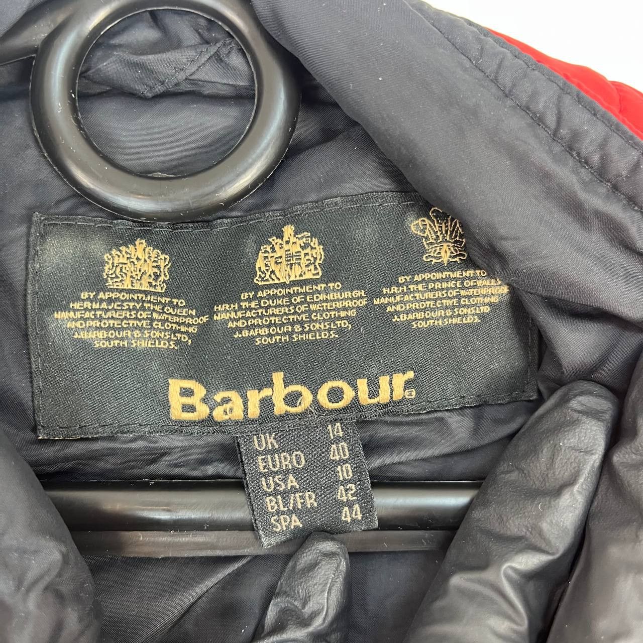 Barbour Barbour International Quilted Jacket Red Coat Womens Size L Size US L / EU 52-54 / 3 - 3 Thumbnail