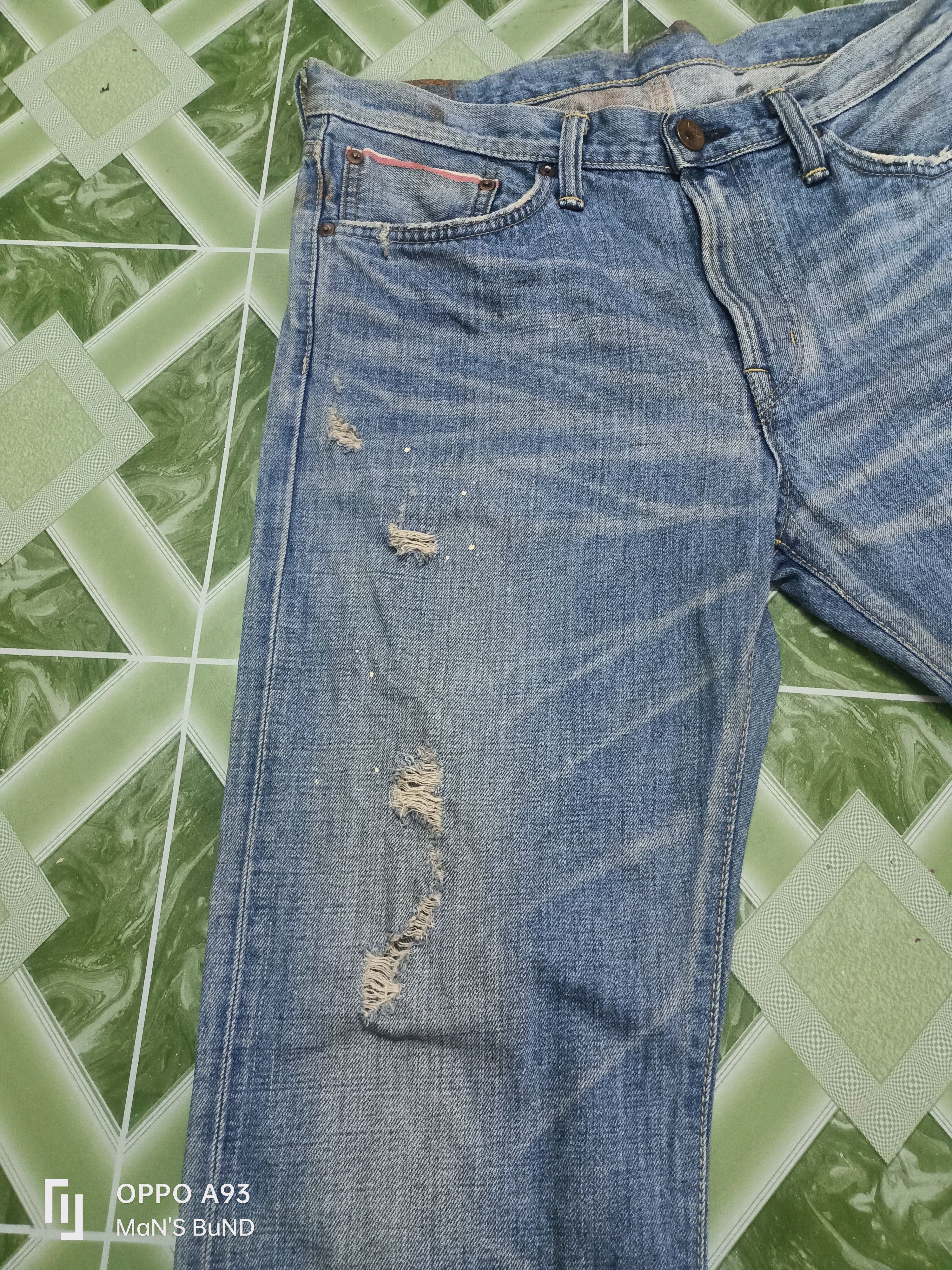 Edwin × Vintage Distressed EDWIN 505 zx Selvedge Size US 32 / EU 48 - 3 Thumbnail