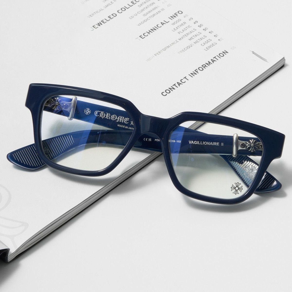 Chrome Hearts CHROME HEARTS VAGILLIONAIRE II P.COCK GLASSES Size ONE SIZE - 6 Thumbnail