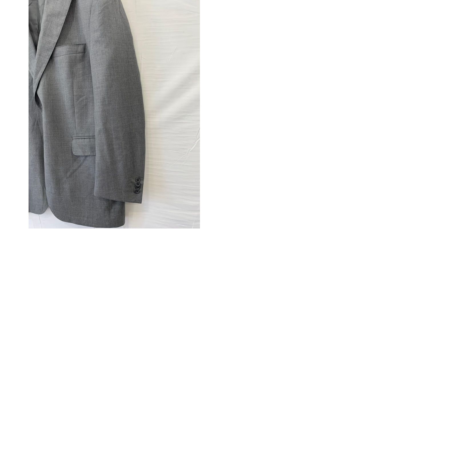 Peter Millar Peter Millar Blazer Mens 42R Gray Wool Sport Coat Canada 100% Wool Two Button Full Lined Adult Mens 44 Chest Size 42R - 9 Thumbnail