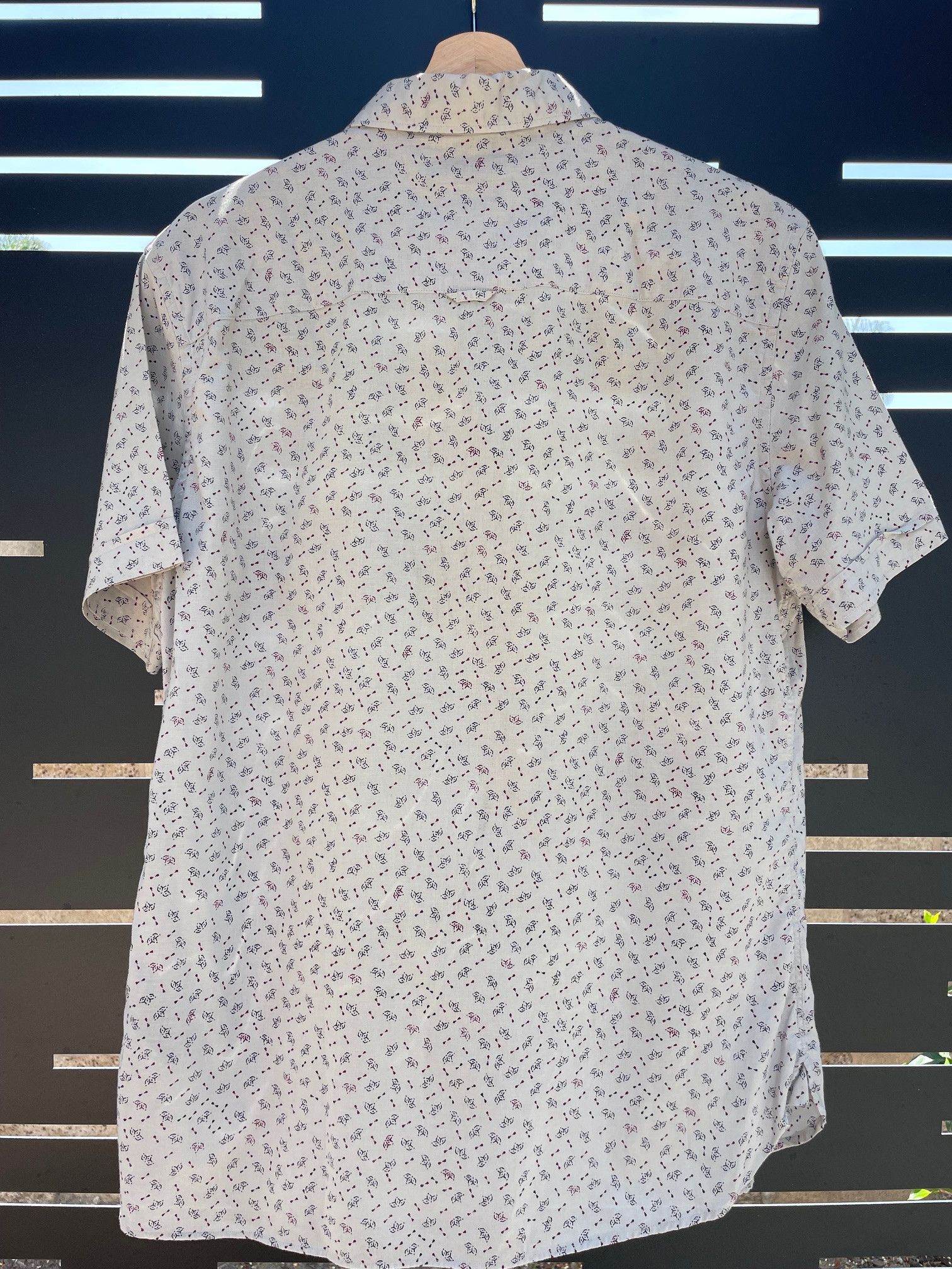 Allsaints AllSaints Kawaba White Foliage Shirt – Size M Size US M / EU 48-50 / 2 - 2 Thumbnail
