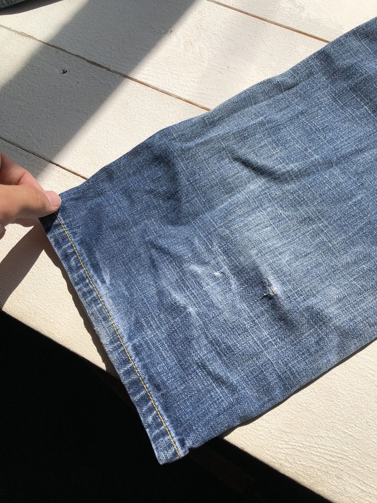 Dickies × Vintage 90s Dickies USA MADE Vintage Work Blue Baggy Denim Jeans Size US 34 / EU 50 - 18 Thumbnail