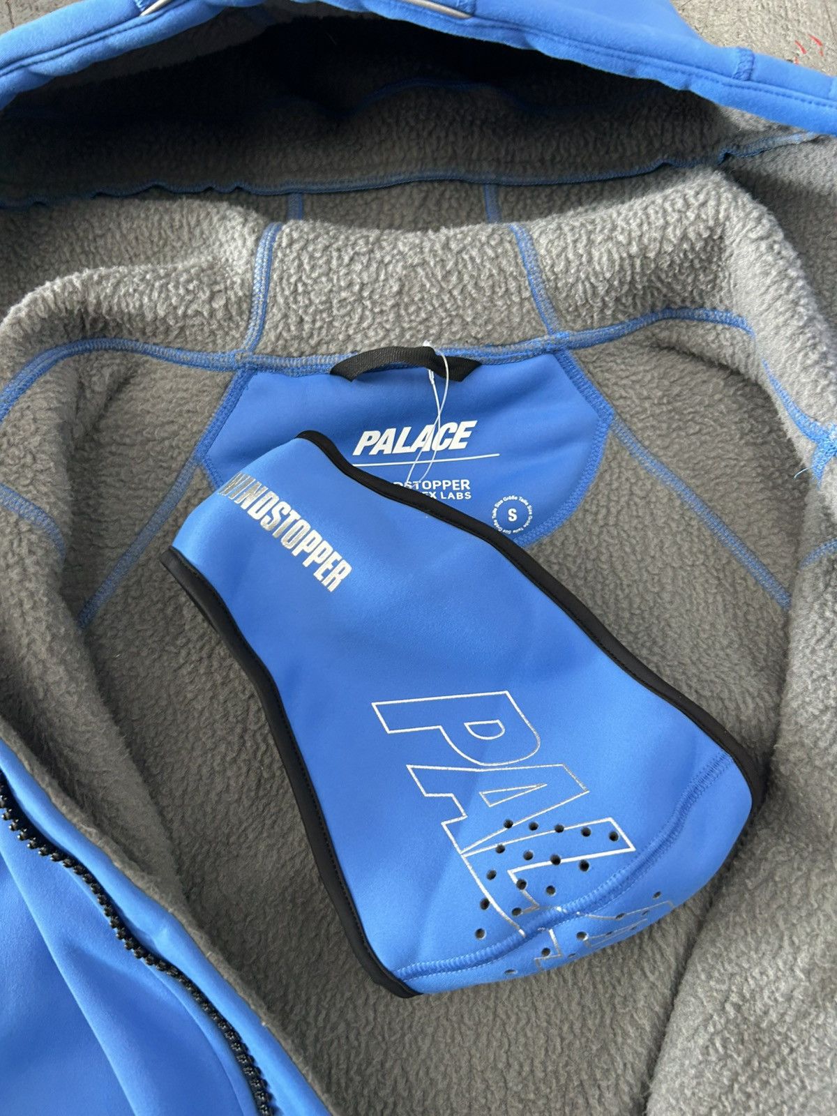 Palace Palace GORE-TEX Blue Windstopper Jacket With Mask Size Small Size US S / EU 44-46 / 1 - 12 Thumbnail