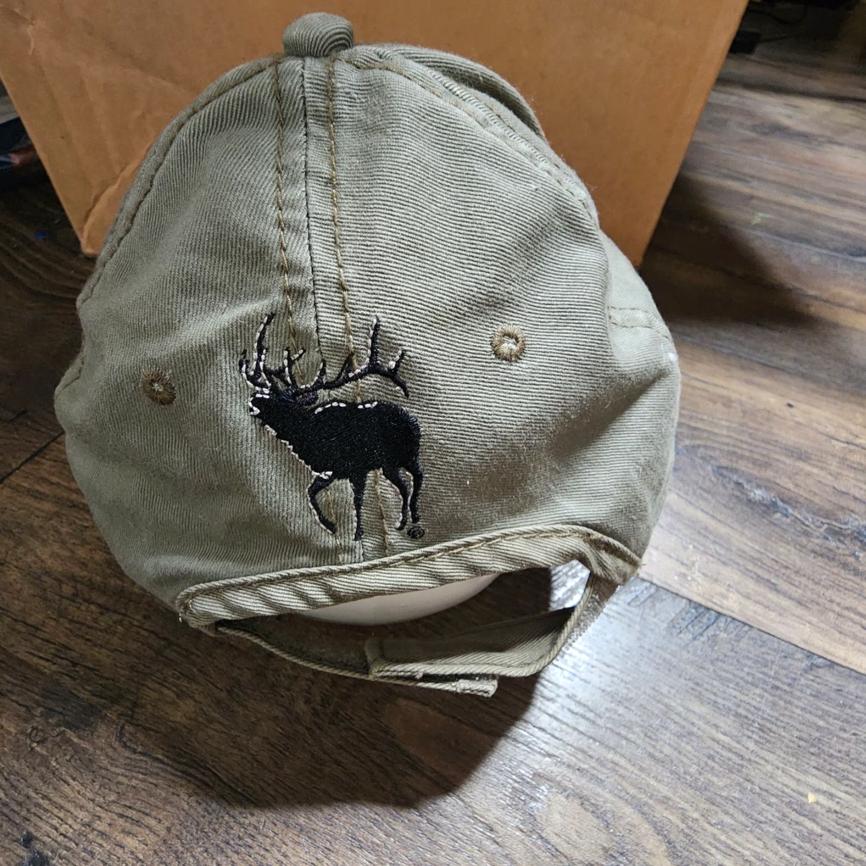 Vintage VINTAGE The Game Rocky Mountain Elk Foundation Hat Baseball Cap Adjustable Strapback Green Cotton Twill Men Outdoors 90s? Size ONE SIZE - 4 Thumbnail