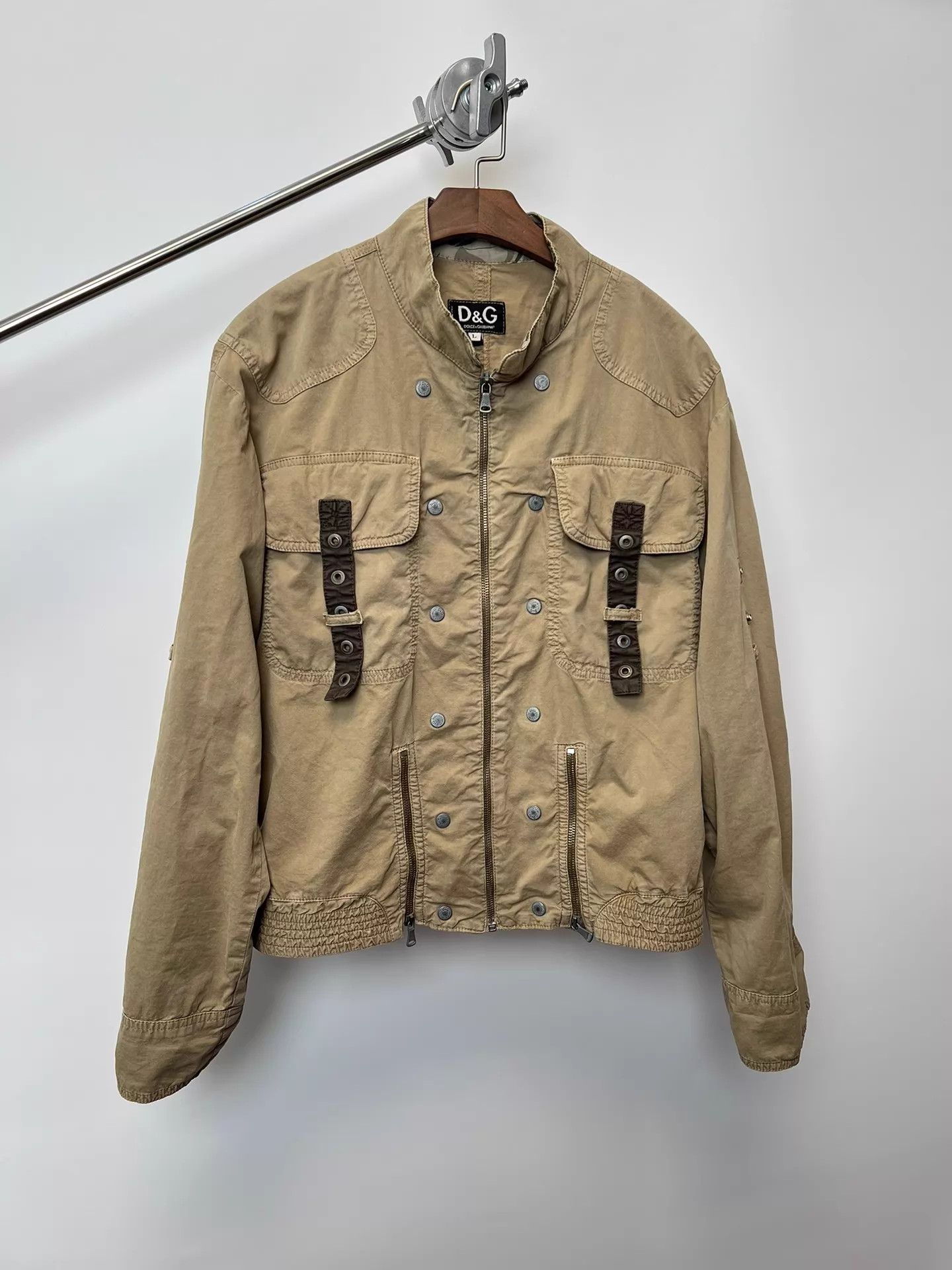 Dolce & Gabbana Dolce & Gabbana 3-zip heavy button jacket Size US L / EU 52-54 / 3 - 2 Thumbnail