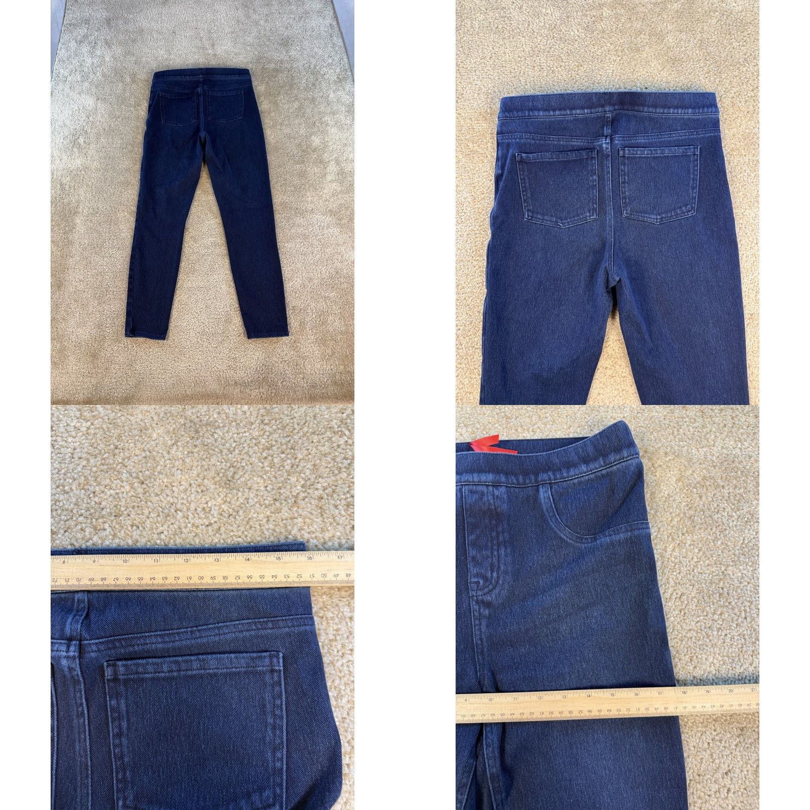 Spanx Spanx Womens L Denim Jegging Legging Blue High Rise Slimming Stretch Pull On Size 36" / US 14 / IT 50 - 8 Thumbnail