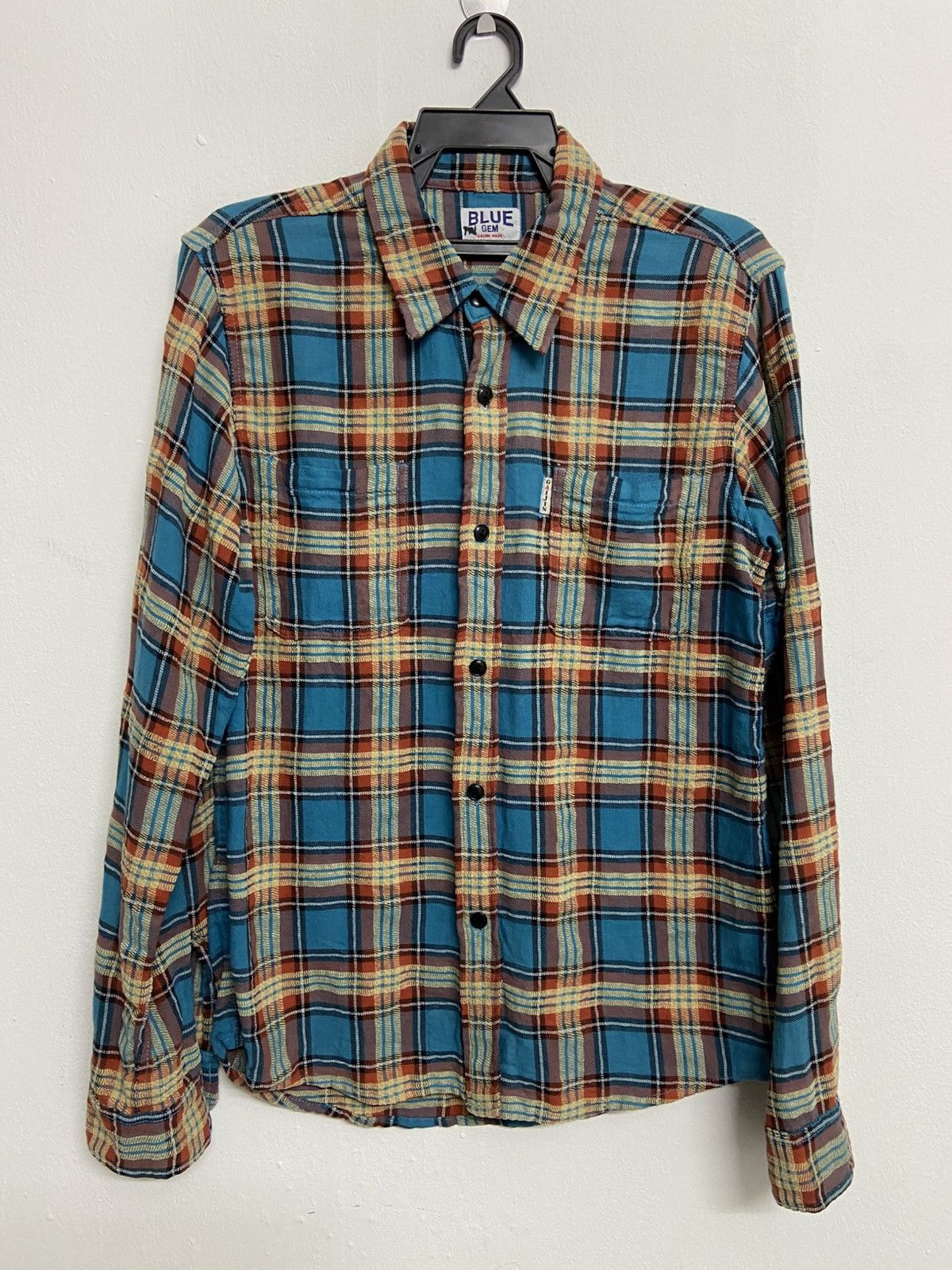Japanese Brand Gaijin Made Flannel Shirt Size US M / EU 48-50 / 2 - 3 Thumbnail