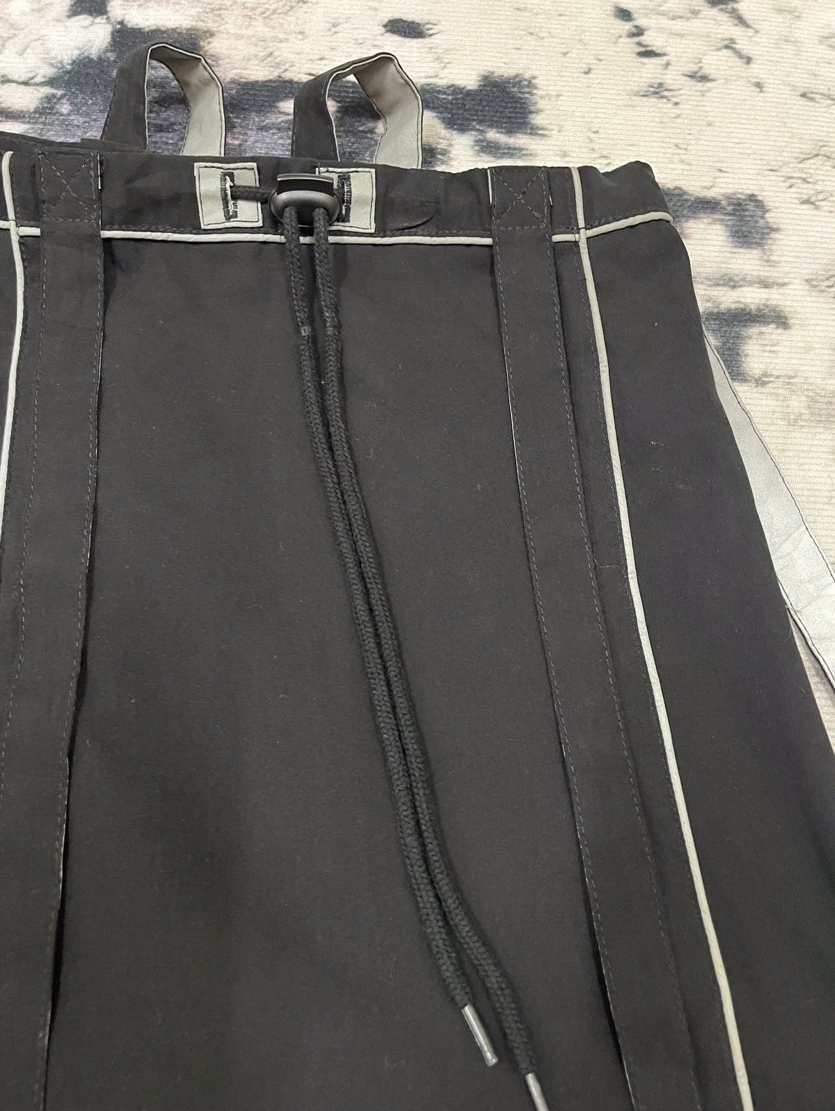 Japanese Brand VINTAGE Y2K ILLIG BONDAGE CARGO WIDE MAXI SKIRT Size 32" / US 10 / IT 46 - 4 Thumbnail