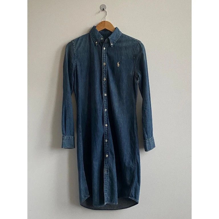 Ralph Lauren Robe en denim Ralph Lauren Size S / US 4 / IT 40 - 1 Thumbnail