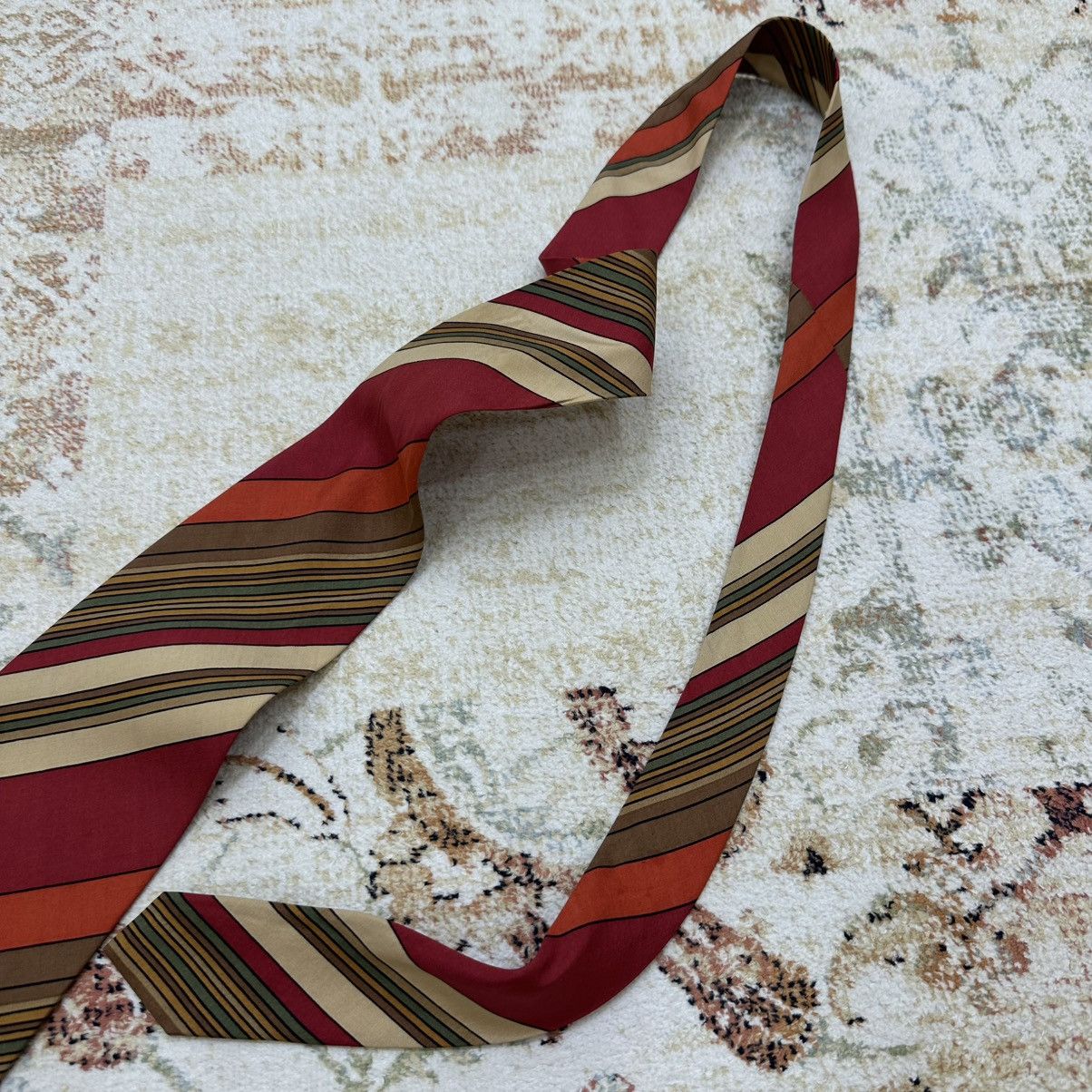 Christian Dior Monsieur Vintage Christian Dior Paris Tie Silk Made in France Old 00s Size ONE SIZE - 4 Thumbnail
