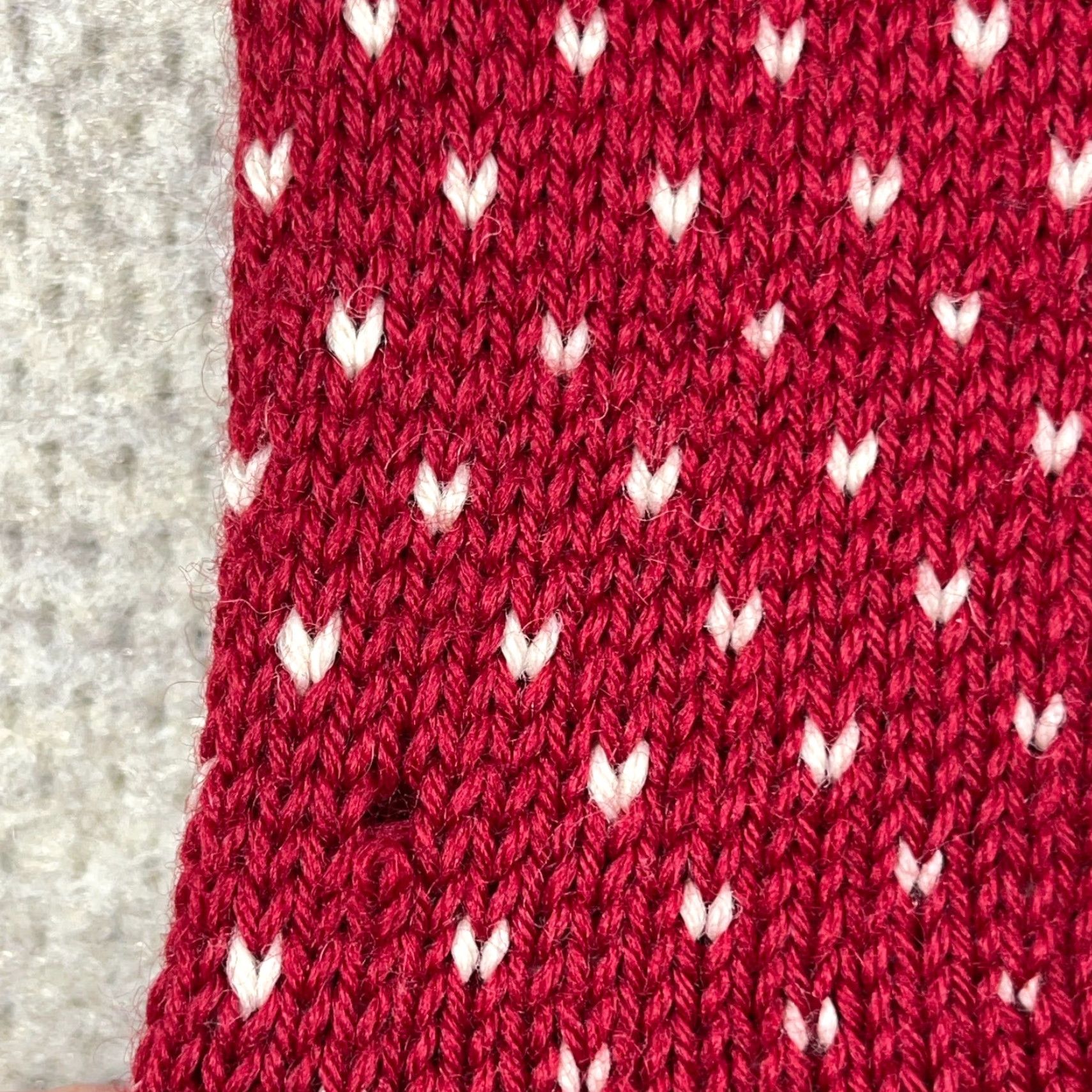 Vintage VINTAGE Grandpa Sweater Men L Red Wool Knit Nordic Birdseye Rib Crew Neck Pullover Geometric 90s Classic Logo Size US L / EU 52-54 / 3 - 5 Thumbnail