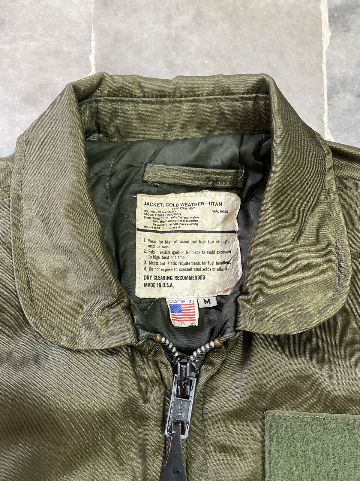 I. Spiewak And Sons Spiewak CWU -55P Flight Bomber Jacket Made in USA Medium Size US M / EU 48-50 / 2 - 6 Thumbnail