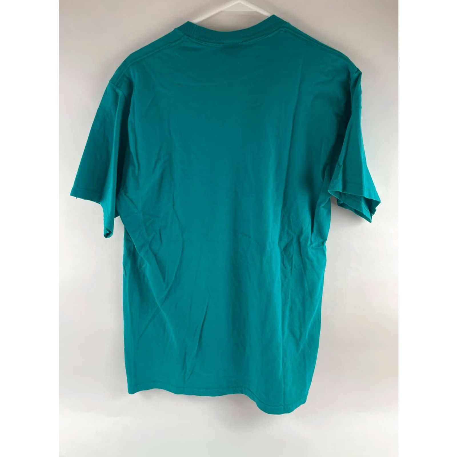 Vintage Living In Attitudes T-shirt Mens Large Turquoise "Whatever Facial Expression" Shirt Regular Breathable Funny Size US L / EU 52-54 / 3 - 2 Thumbnail
