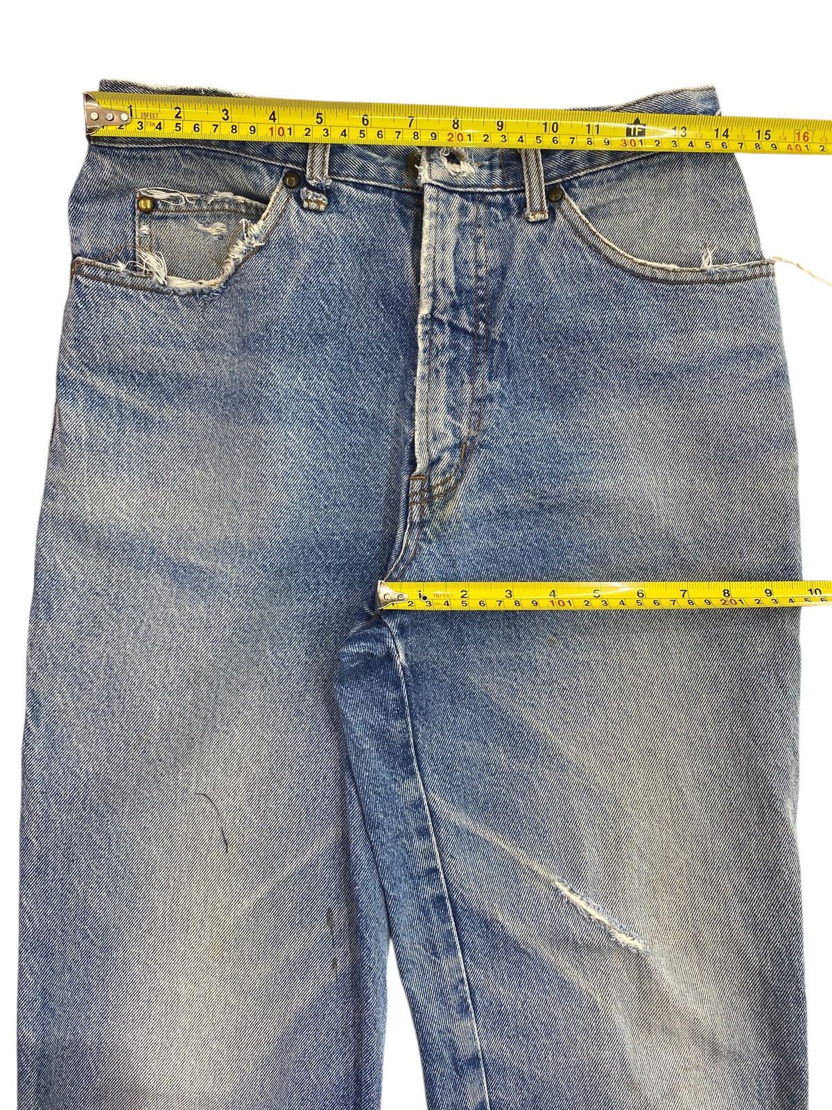 Louis Feraud Louis Feraud Whiskers Faded Wash Style Ripped Jeans Size US 28 / EU 44 - 5 Thumbnail