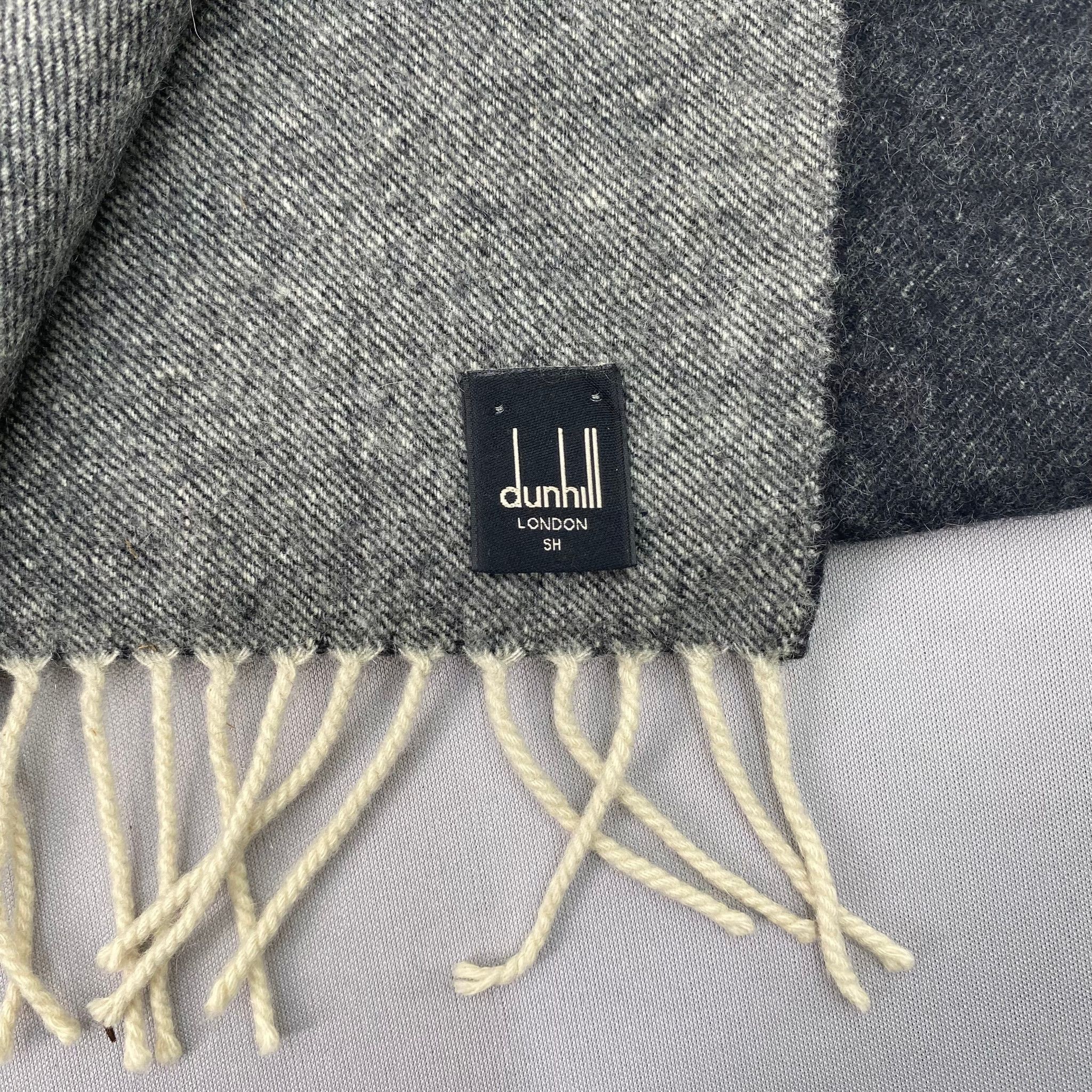 Alfred Dunhill Vintage Alfred Dunhill Scarf Muffler Fringe Scarves Size ONE SIZE - 4 Thumbnail