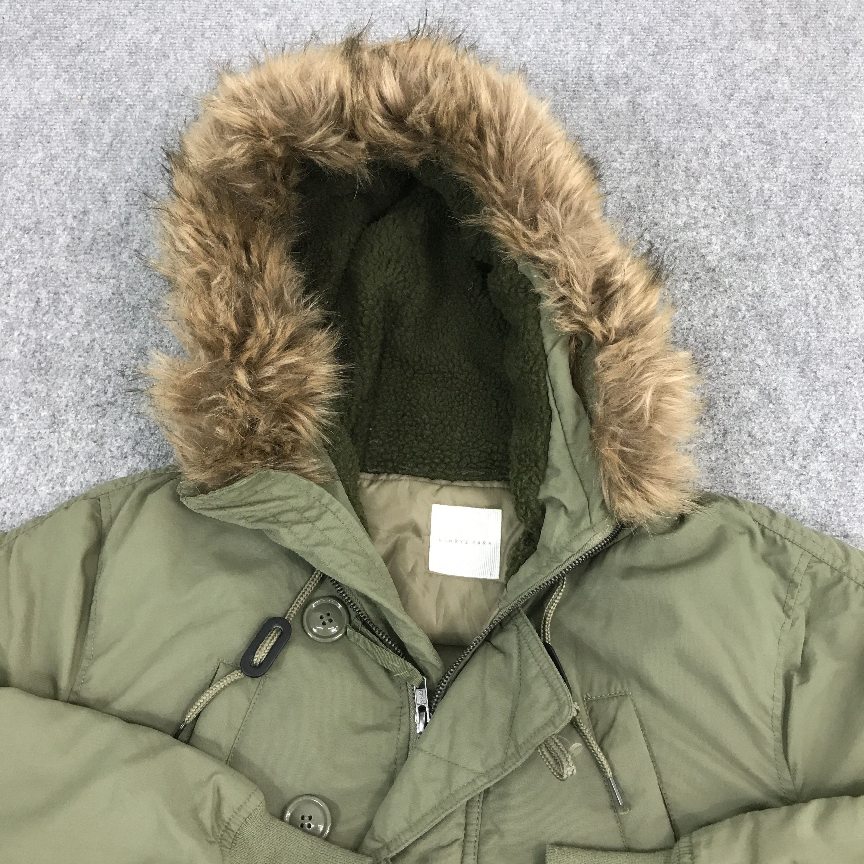 If Six Was Nine × Japanese Brand × LOWRYS FARM JAPANESE DESIGN STYLE LOWRYS FARM FUR HOODIES JACKET Size US L / EU 52-54 / 3 - 8 Thumbnail