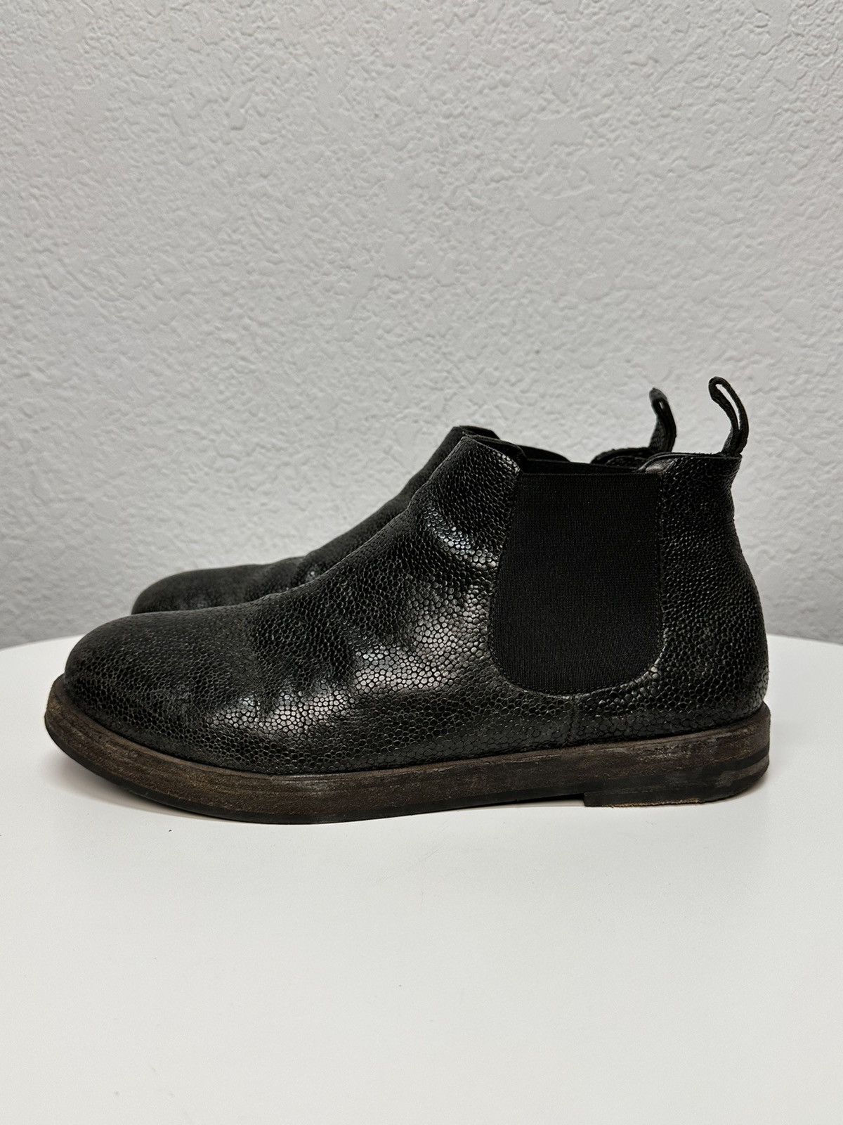 Rundholz VINTAGE LEATHER BOOTS AS 98 STYLE GUIDI HANDMADE JAPAN GOA Size US 8 / EU 41 - 2 Thumbnail