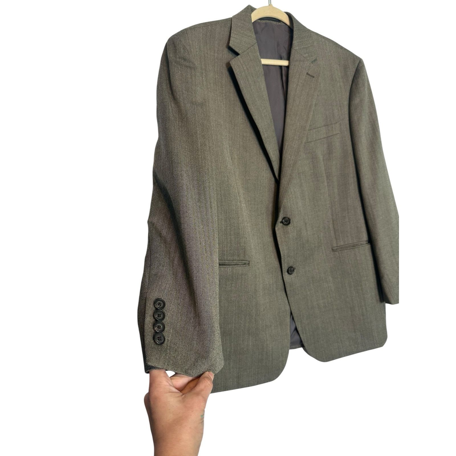 Ralph Lauren Lauren Ralph Lauren Brown Wool Suit Jacket Blazer size 44 Size 44R - 10 Thumbnail