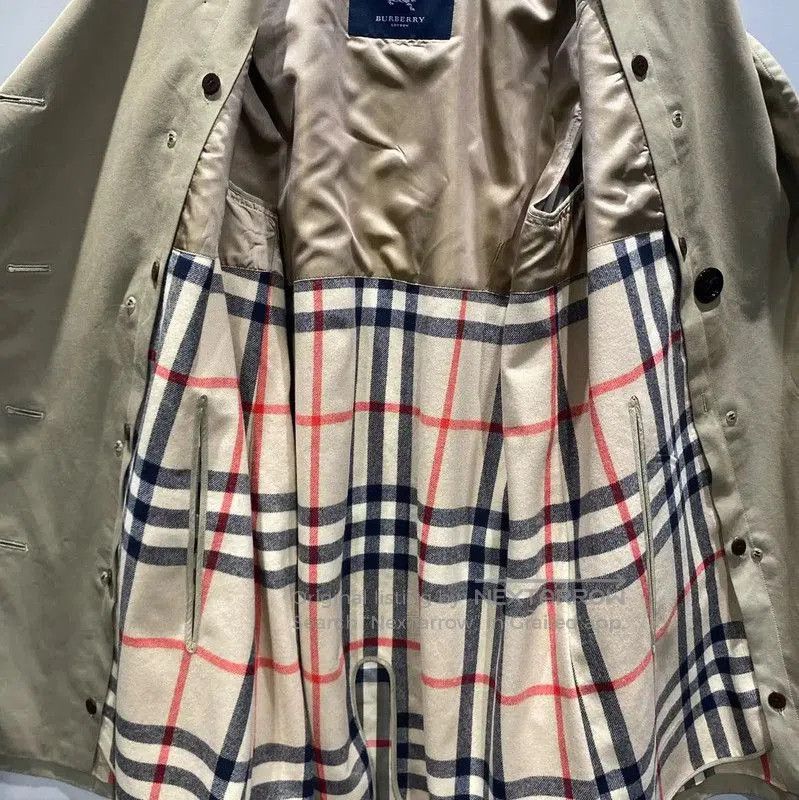 Burberry Burberry Khaki Cotton Men's Trench Coat. Size US L / EU 52-54 / 3 - 6 Thumbnail