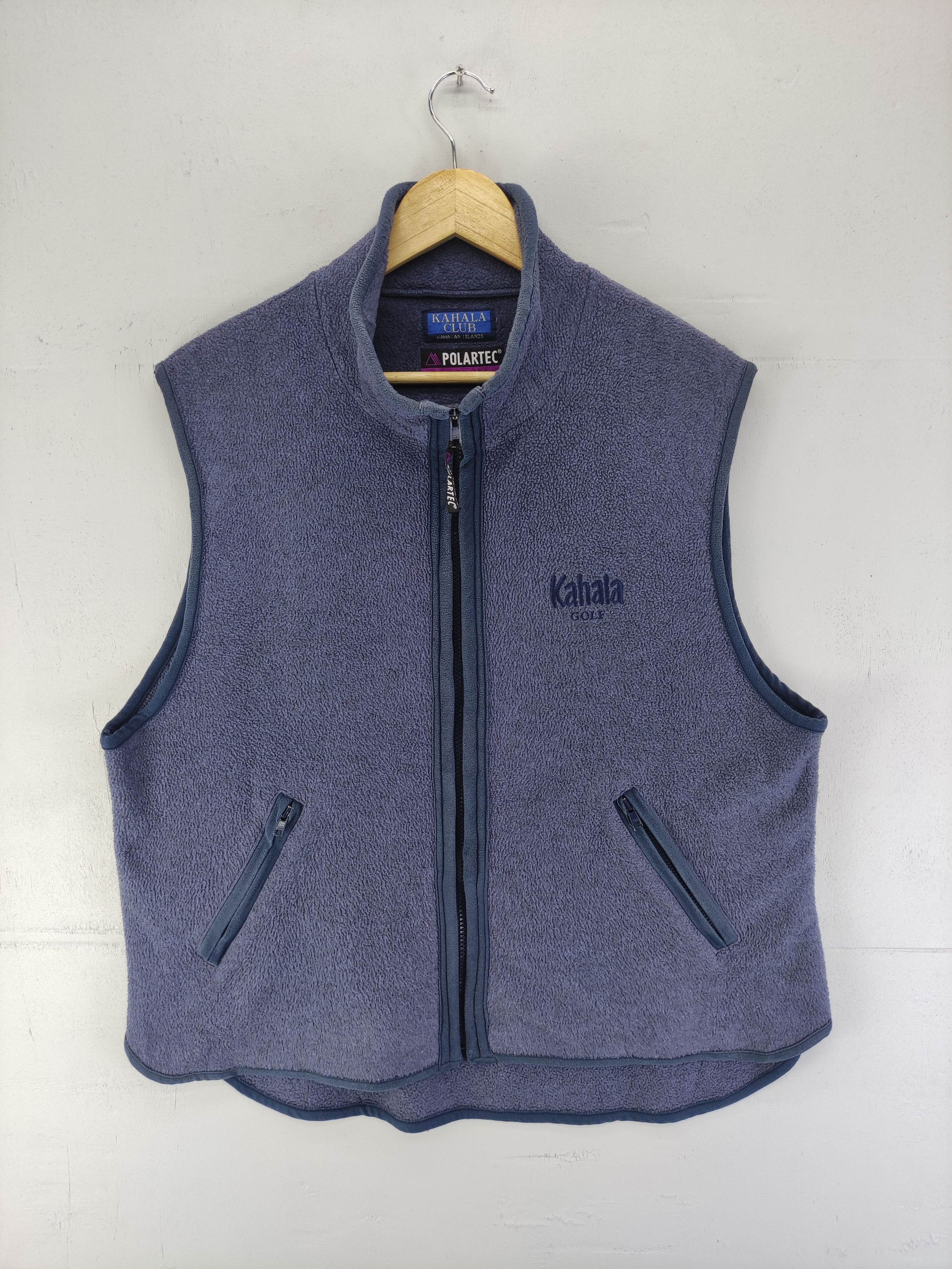 Japanese Brand Vintage Kahala Golf Fleece Vest Zipper Size L / US 10 / IT 46 - 1 Thumbnail