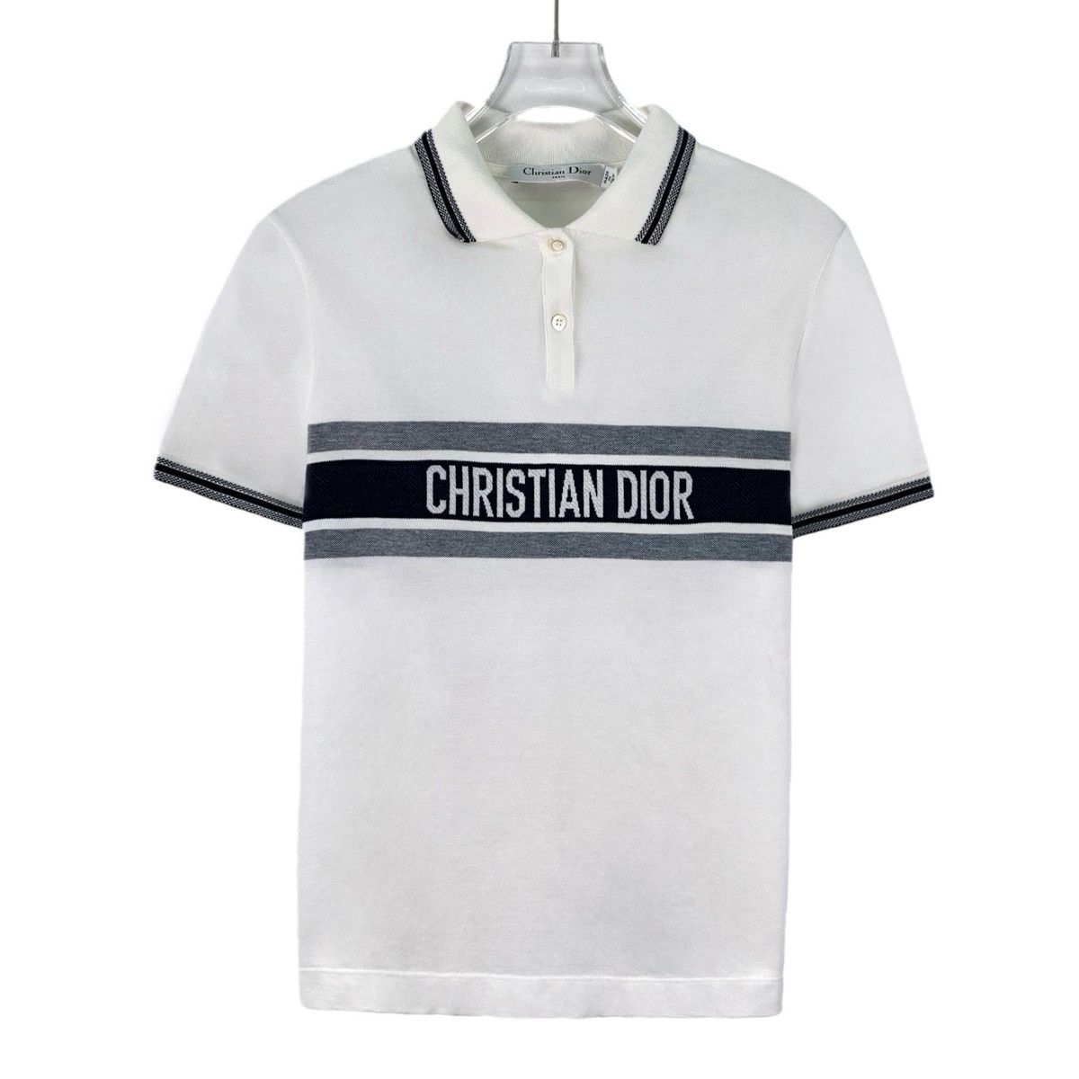 Dior Dior Logo Letter Polo Collar Short Sleeve T-Shirt K26WX Size XS / US 0-2 / IT 36-38 - 1 Thumbnail