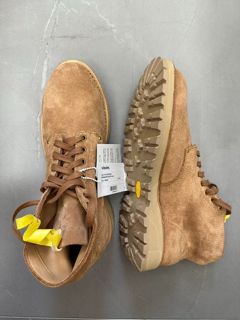 Visvim VISVIM 23SS Brigadier Boots in LT.BROWN Size US 12 / EU 45 - 1 Thumbnail