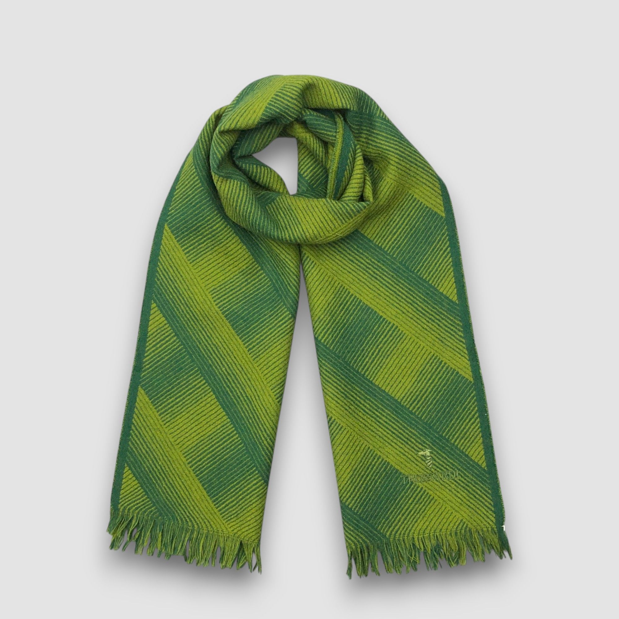 Trussardi Vintage Trussardi Scarf Muffler Wool Winter Scarves Size ONE SIZE - 1 Thumbnail