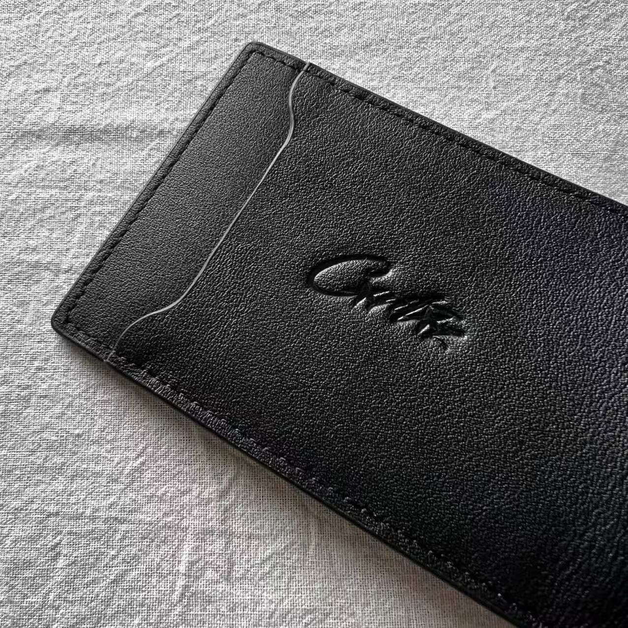 Corteiz Corteiz Island Leather Card Holder Black Size ONE SIZE - 5 Thumbnail