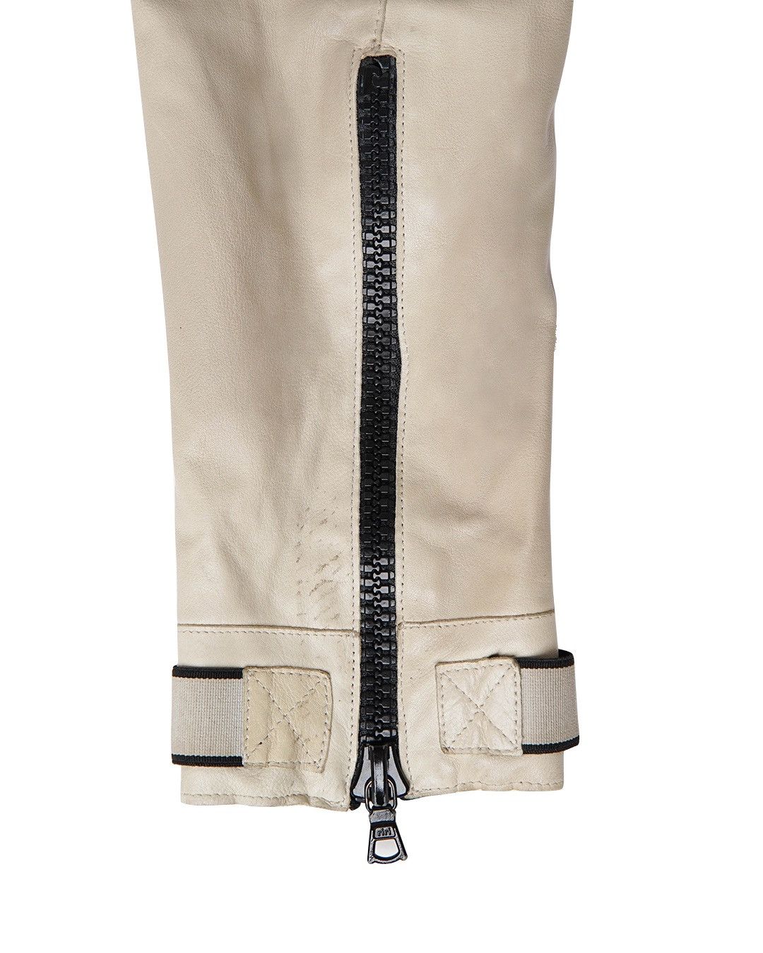 Miu Miu Miu Miu S/S2000 Leather Zip Jacket in Beige Size M / US 6-8 / IT 42-44 - 6 Thumbnail