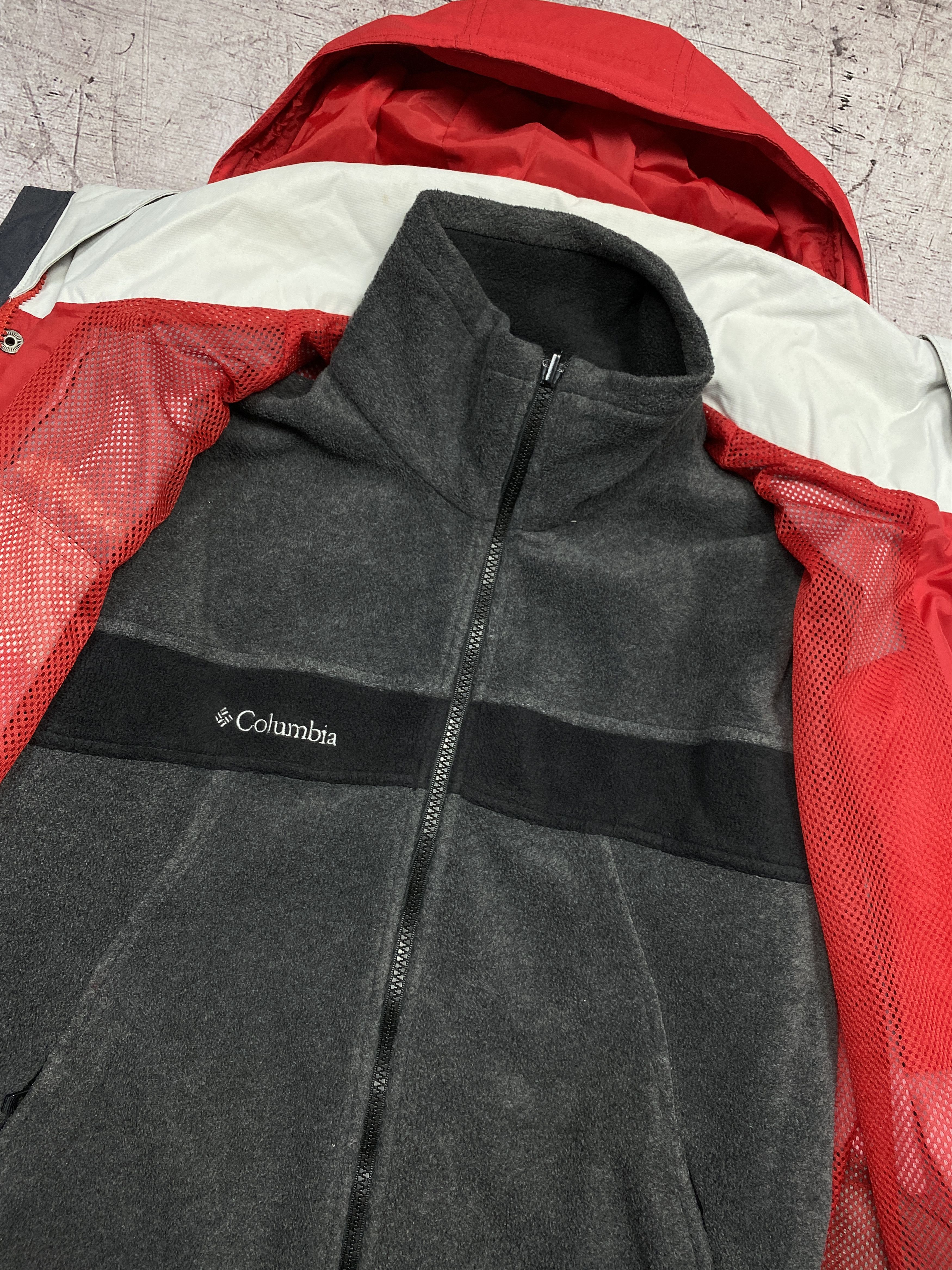 Columbia × Vintage Columbia Vintage Mens 3 in 1 Jacket wits fleece lining Size US S / EU 44-46 / 1 - 6 Thumbnail
