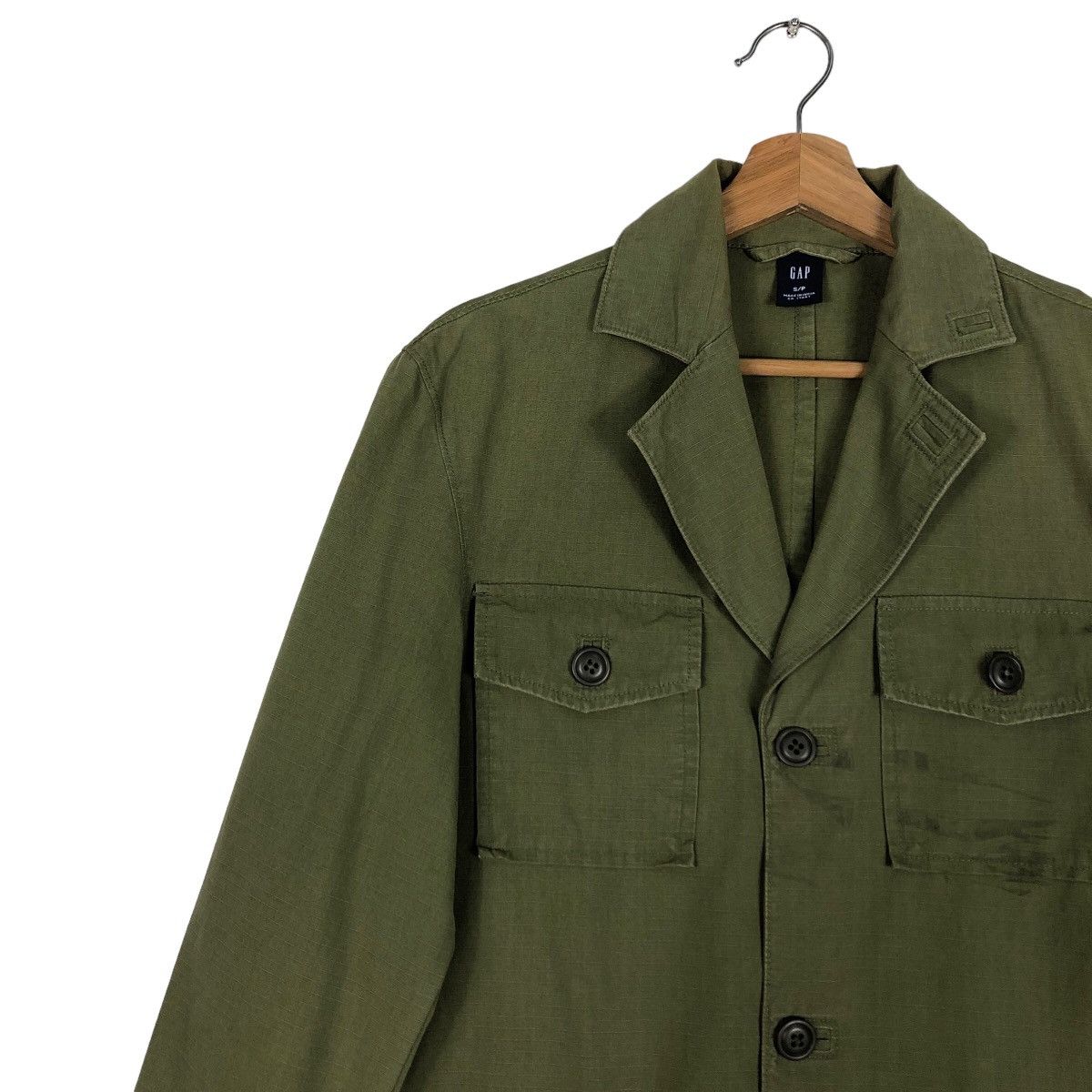 Japanese Brand 🔥Vtg Military Chore Jacket Design Gap Japan Issey Miyake Size US S / EU 44-46 / 1 - 7 Thumbnail