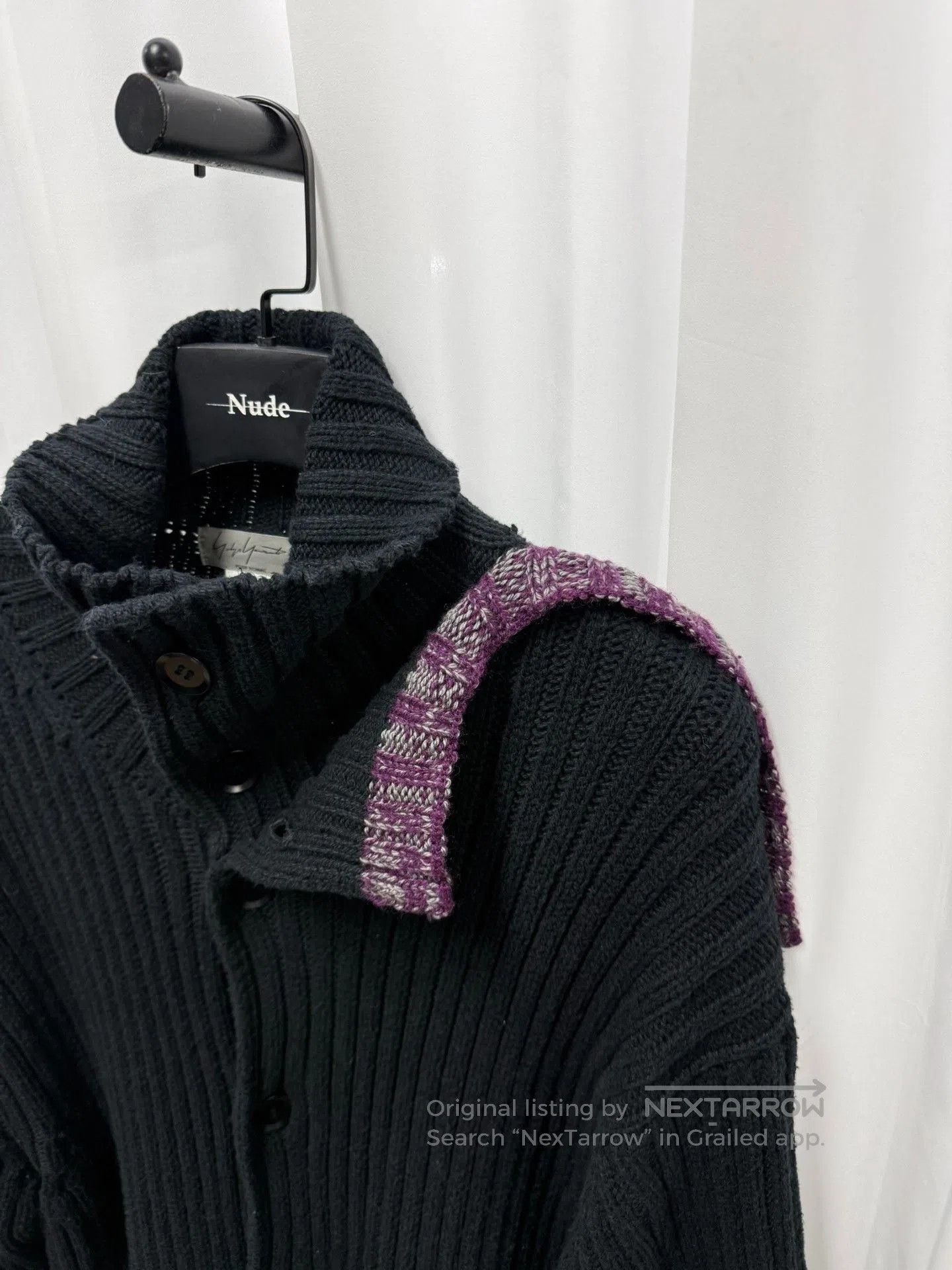 Yohji Yamamoto Yohji Yamamoto Pour Homme Patchwork Oversized Sweater Coat Size US M / EU 48-50 / 2 - 4 Thumbnail