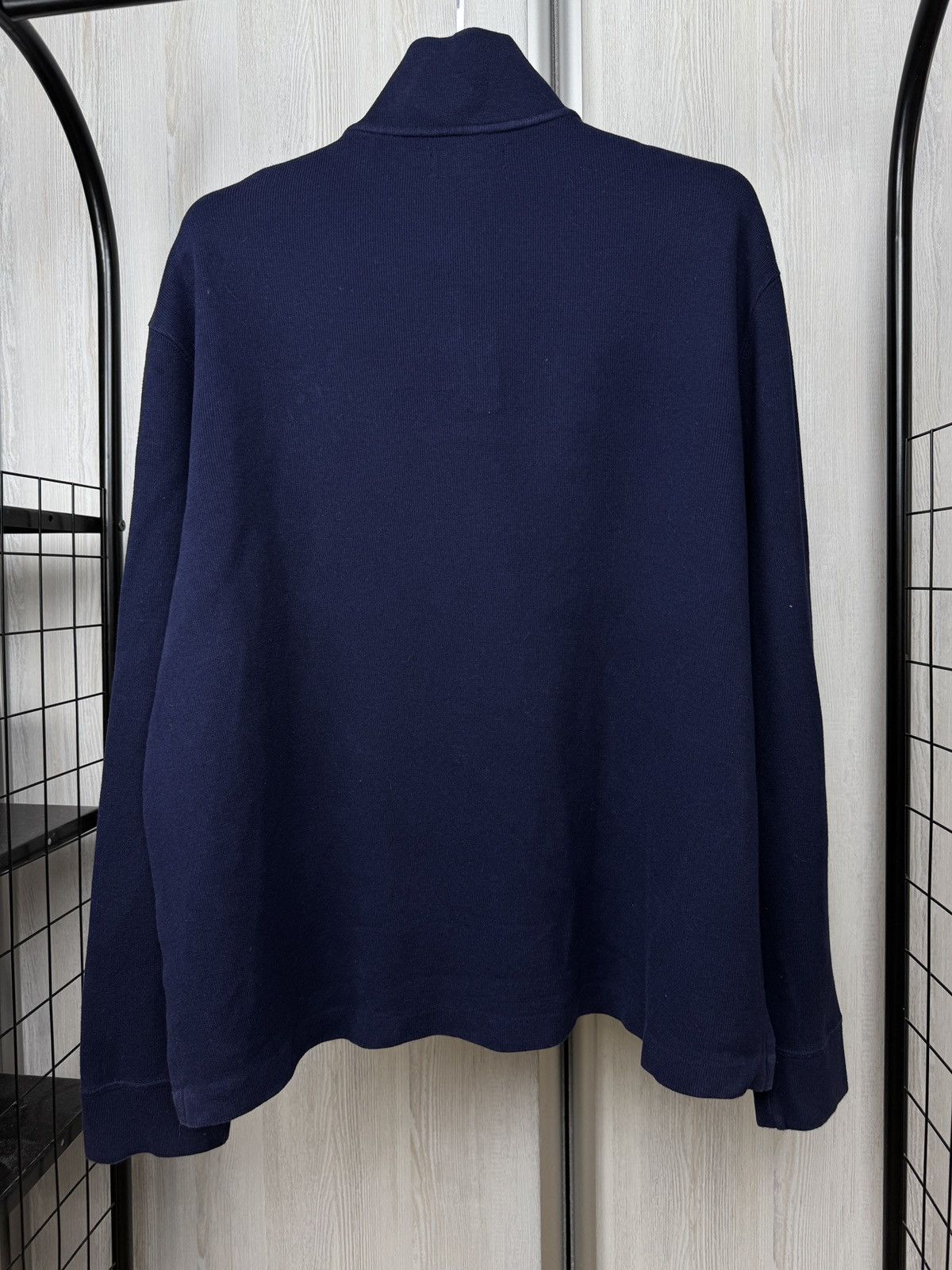 Polo Ralph Lauren Polo Ralph Lauren vintage 1/4 zip navy blue pullover sweater Size US XL / EU 56 / 4 - 6 Thumbnail