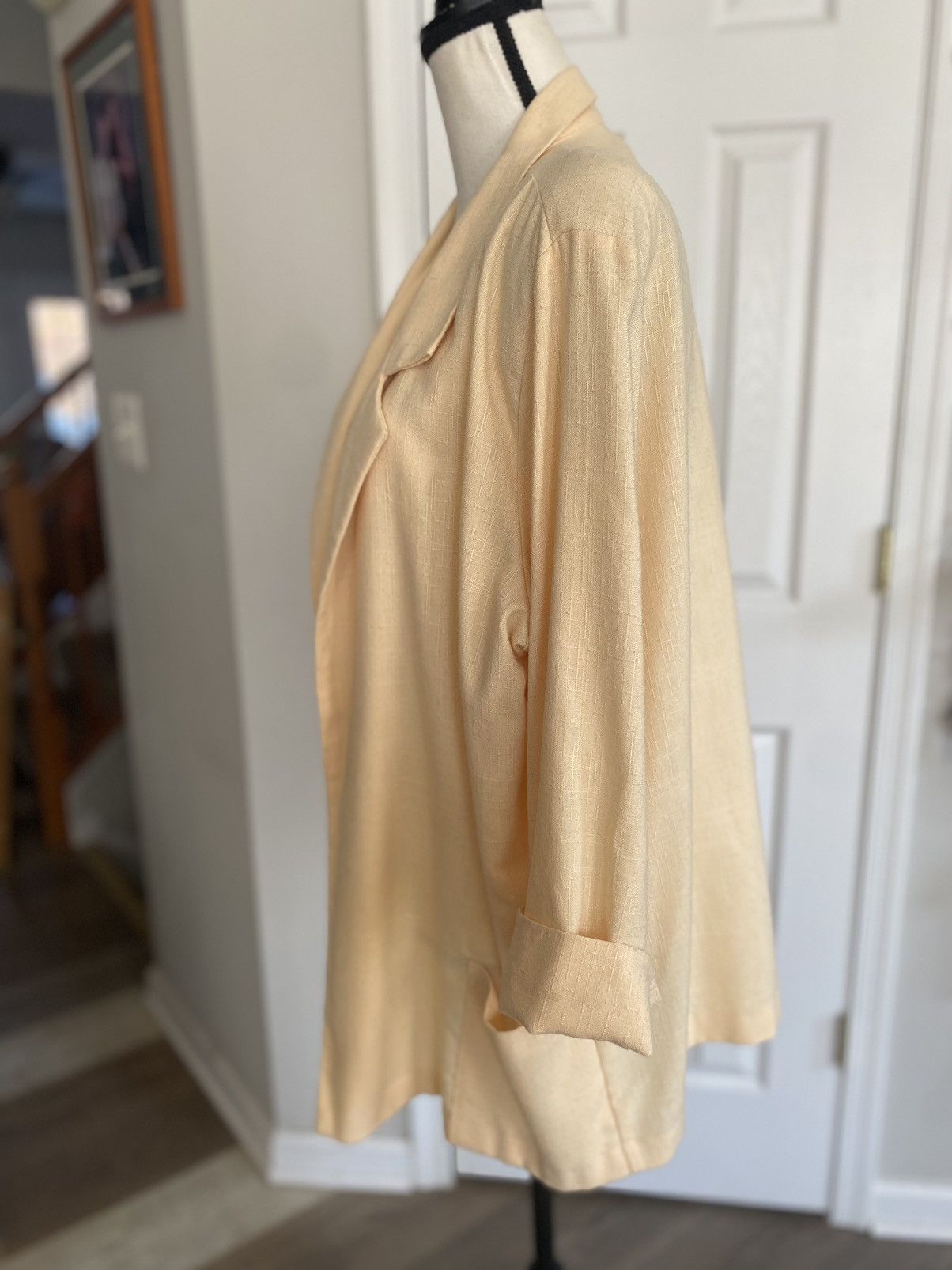 Other VINTAGE JOANNA LINEN SHOULDER PAD BLAZER JACKET SIZE XL Size XL / US 12-14 / IT 48-50 - 13 Thumbnail
