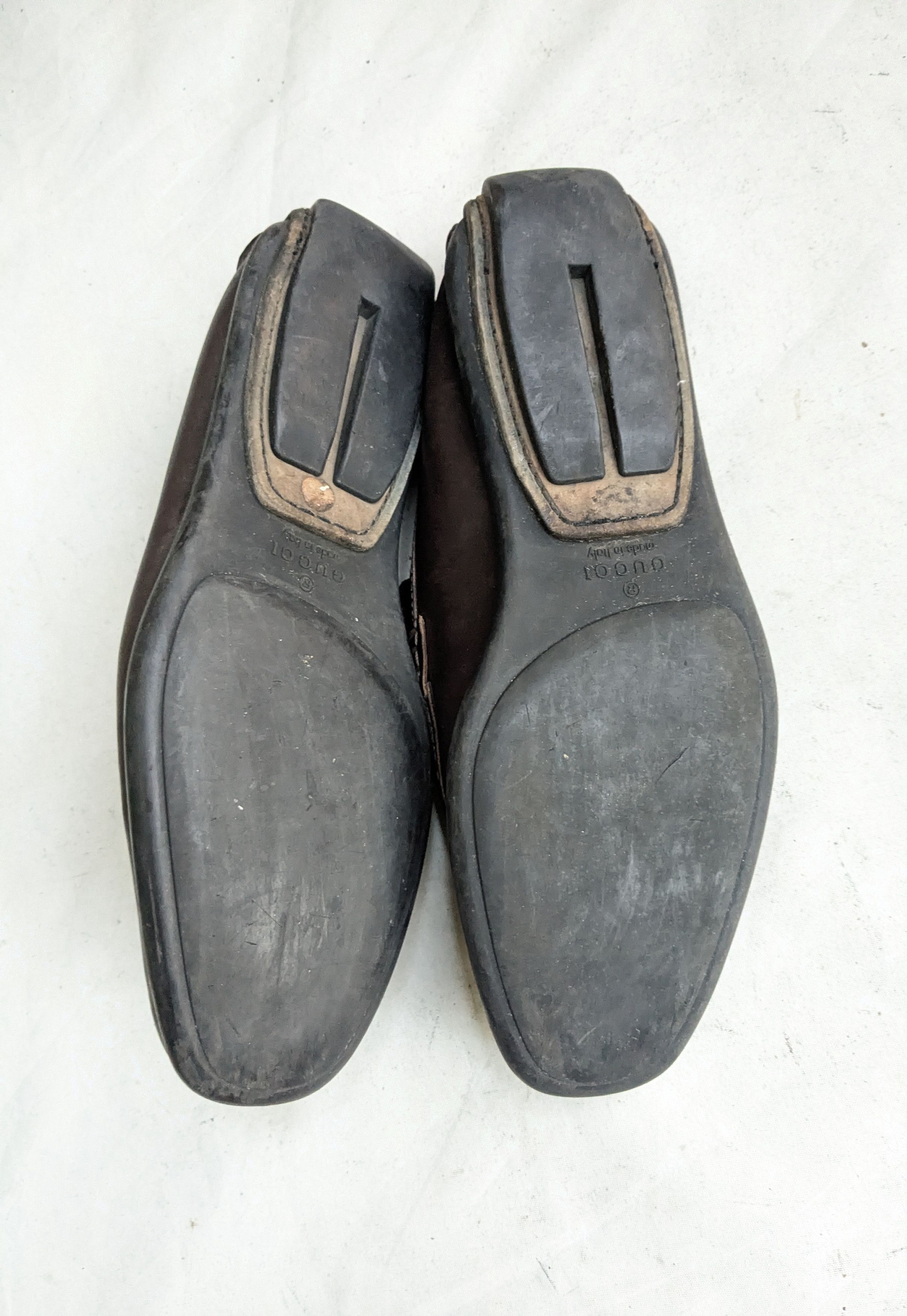 Gucci Gucci Horsebit Driving Loafers Brown Leather 9.5 Buckle Size US 9.5 / EU 42-43 - 12 Thumbnail