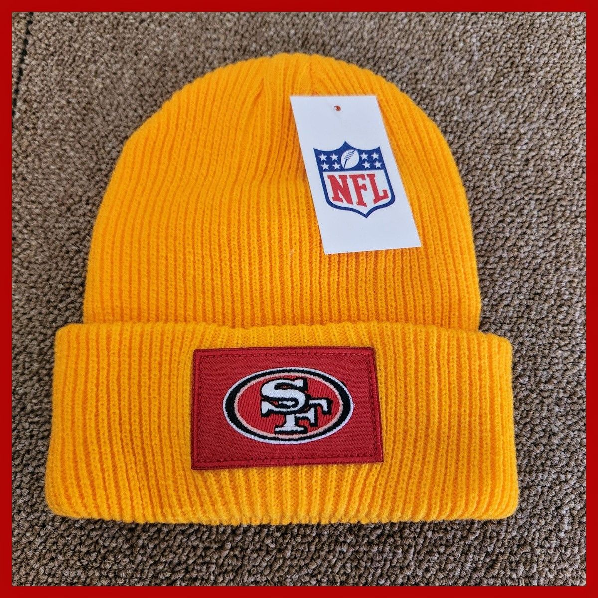 NFL SAN FRANCISCO 49ERS NFL FOOTBALL BEANIE HAT. Size ONE SIZE - 1 Preview