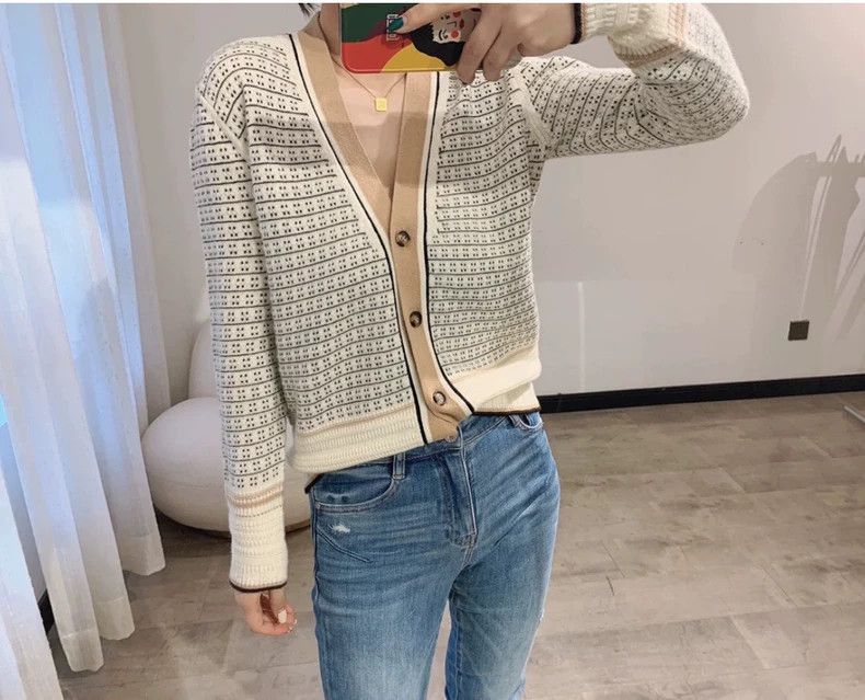 Loro Piana LORO PIANA Small cashmere jacquard sweater cardigan Size L / US 10 / IT 46 - 3 Thumbnail
