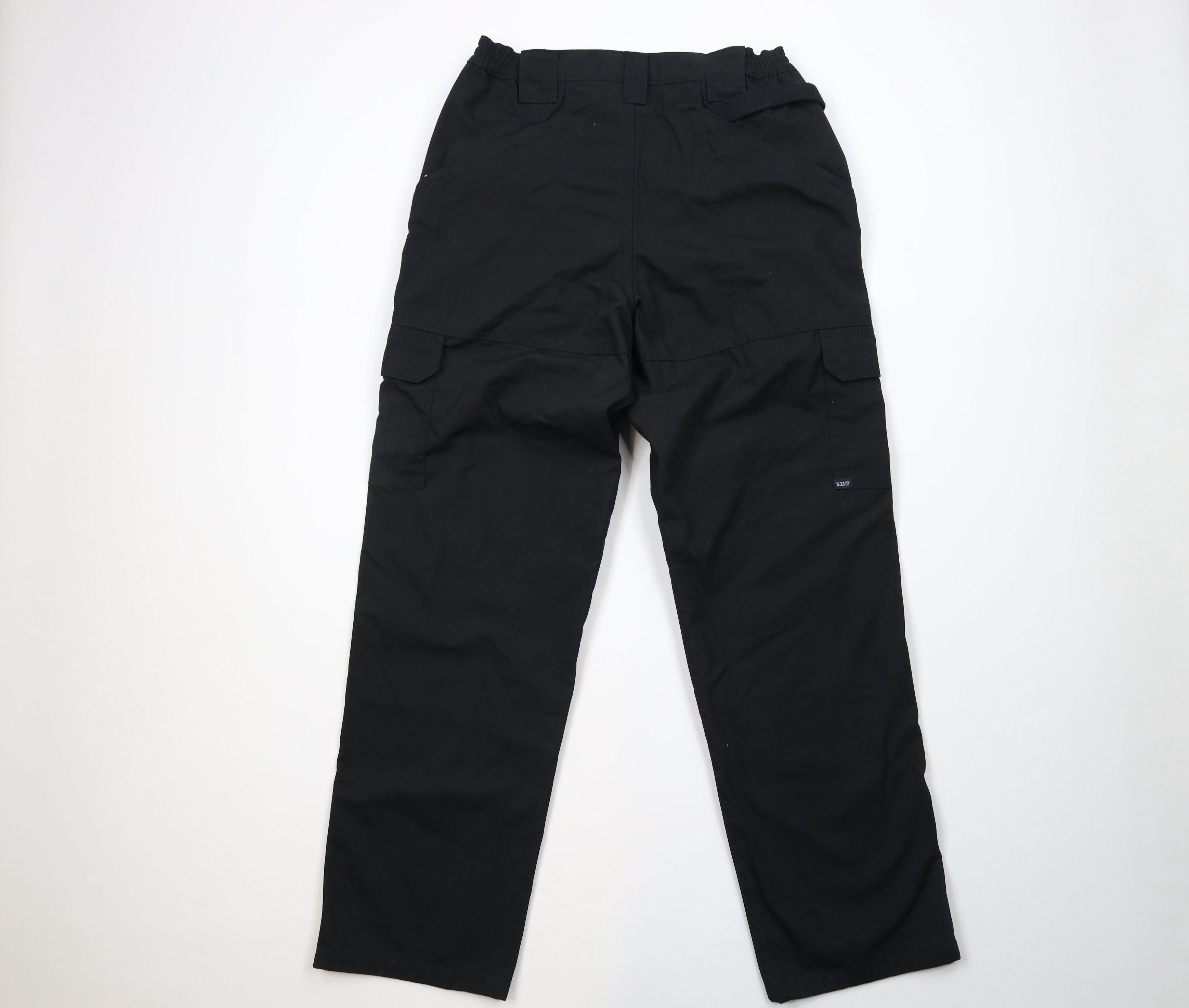 Vintage 5.11 Tactical Series Ripstop Double Knee Cargo Pants Black Size US 34 / EU 50 - 7 Thumbnail