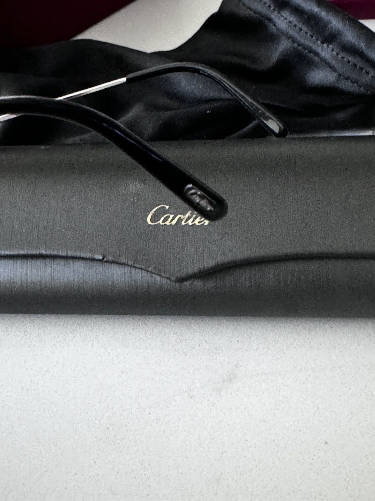 Cartier Unisex Cartier Rimless Glasses Silver Size ONE SIZE - 13 Thumbnail