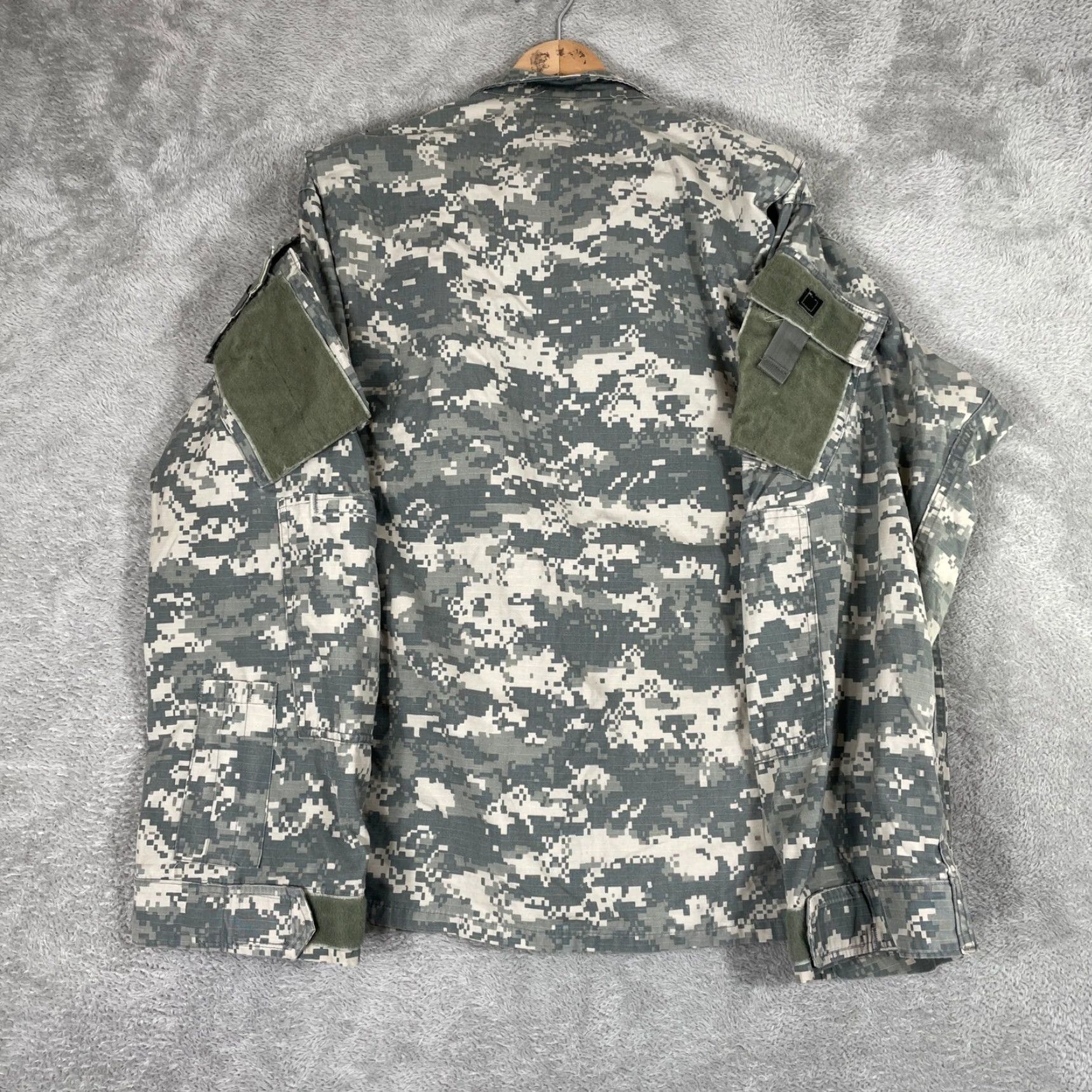 Vintage UNICOR Army Combat Uniform Mens Large Grey Digital Camo Ripstop Tactical Jacket Size US L / EU 52-54 / 3 - 5 Thumbnail