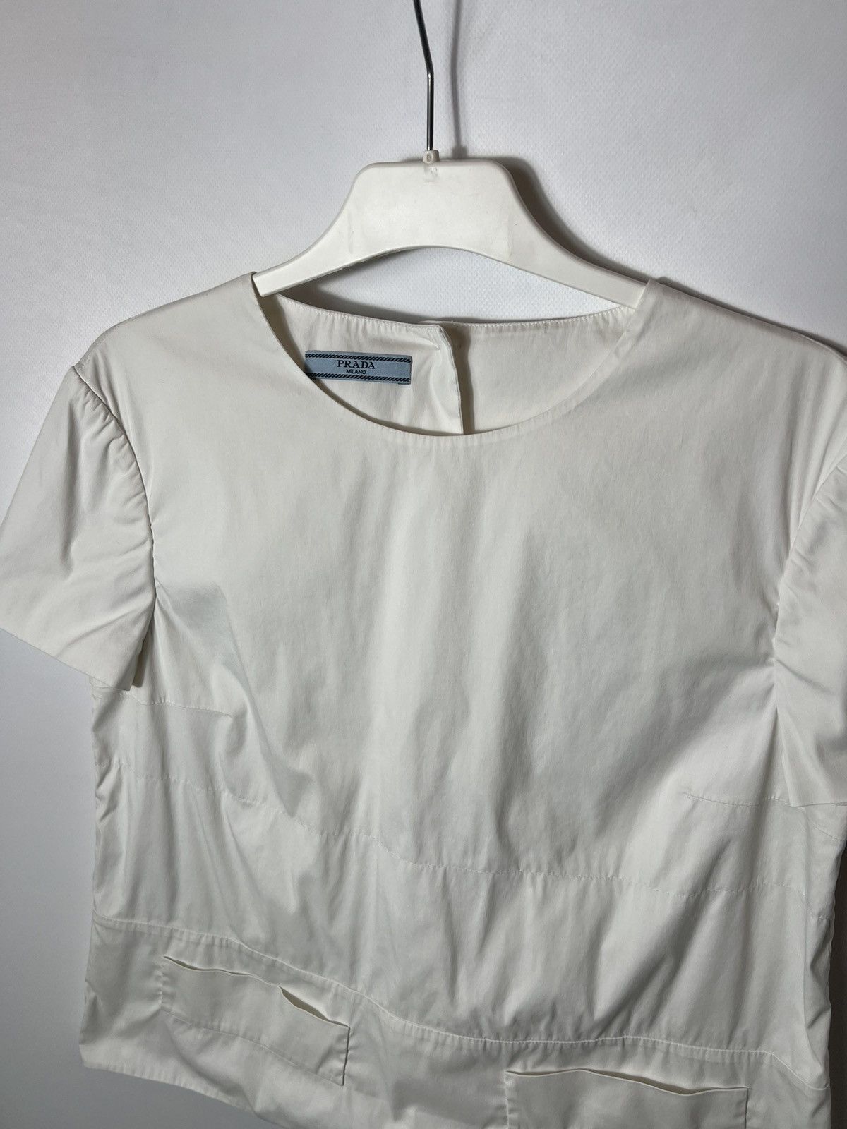 Prada Vintage luxury designer Prada Milano Blouse Tops Size It 42 Size M / US 6-8 / IT 42-44 - 2 Thumbnail