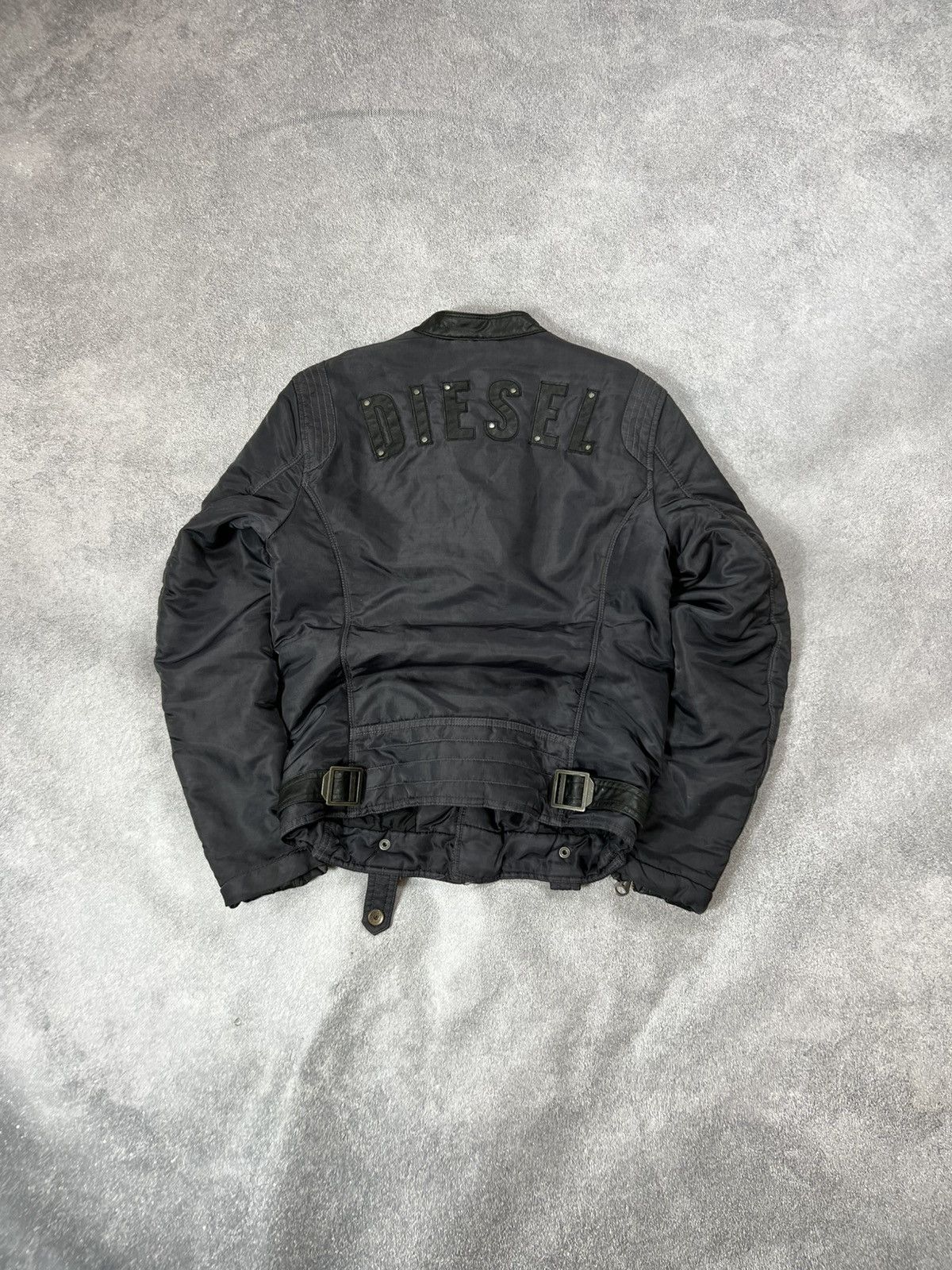 Diesel VTG Yohji Yamamoto Style Cropped Kanye Boxy Jacket Size US S / EU 44-46 / 1 - 16 Thumbnail